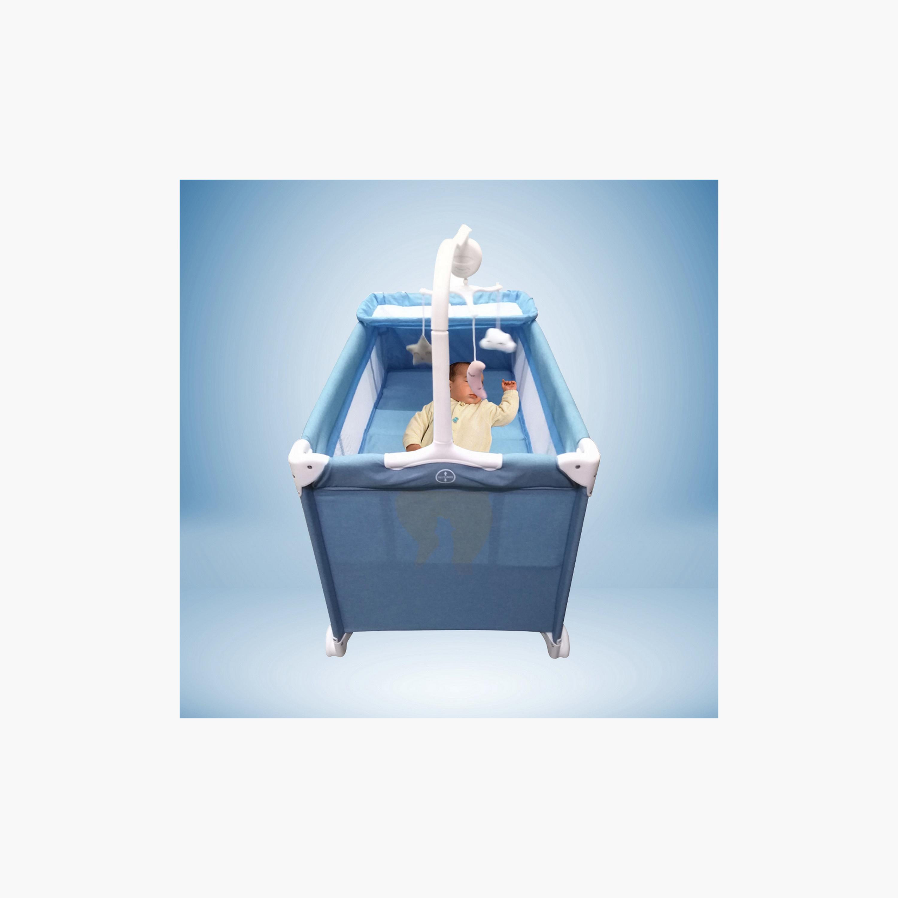 Babylove Playpen & Bassinet with Two Layers and Toys-baby-gear-travelcots-image-4