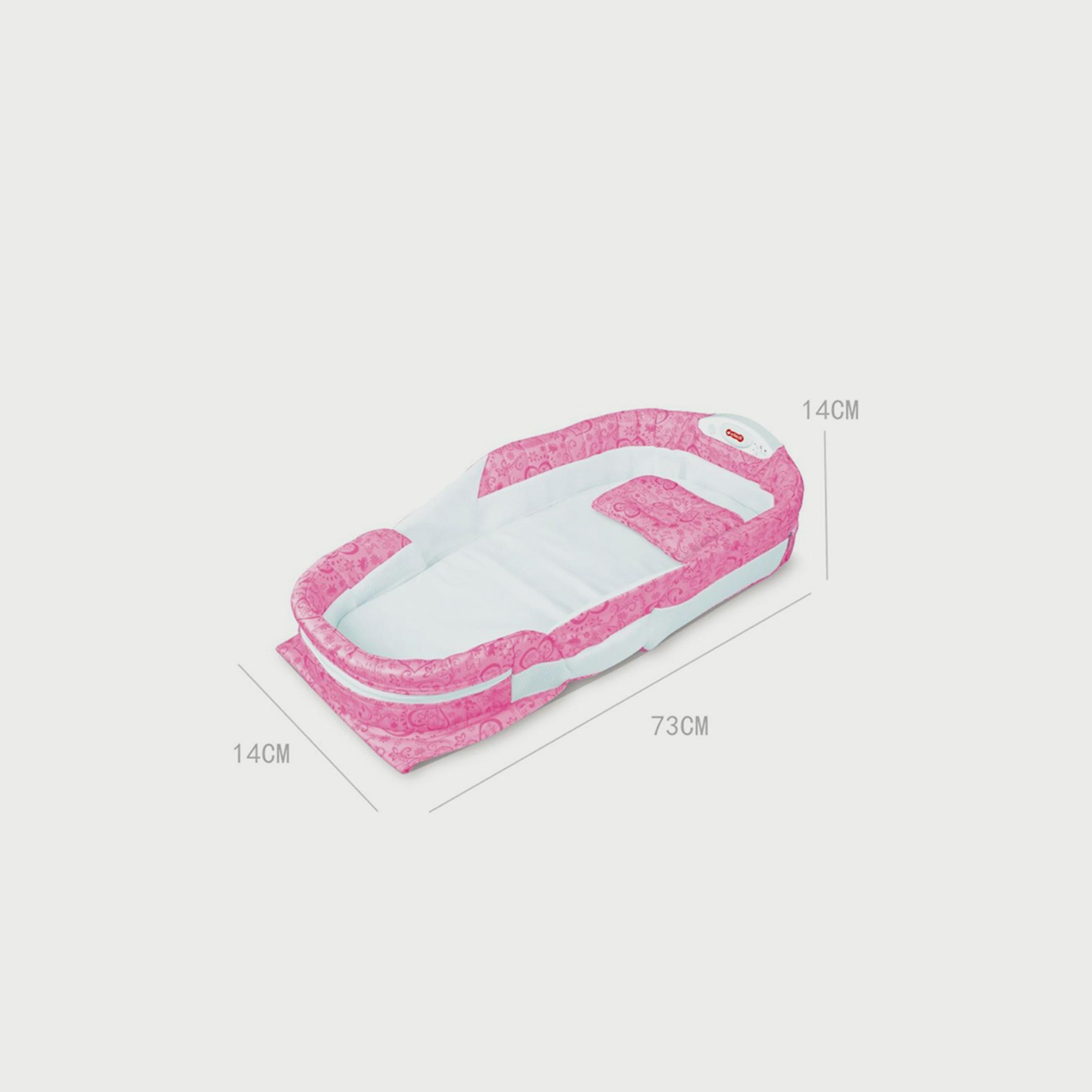 Babylove Foldable Safety Musical Light Bed with Pillow-baby-nursery-babybedding-image-3