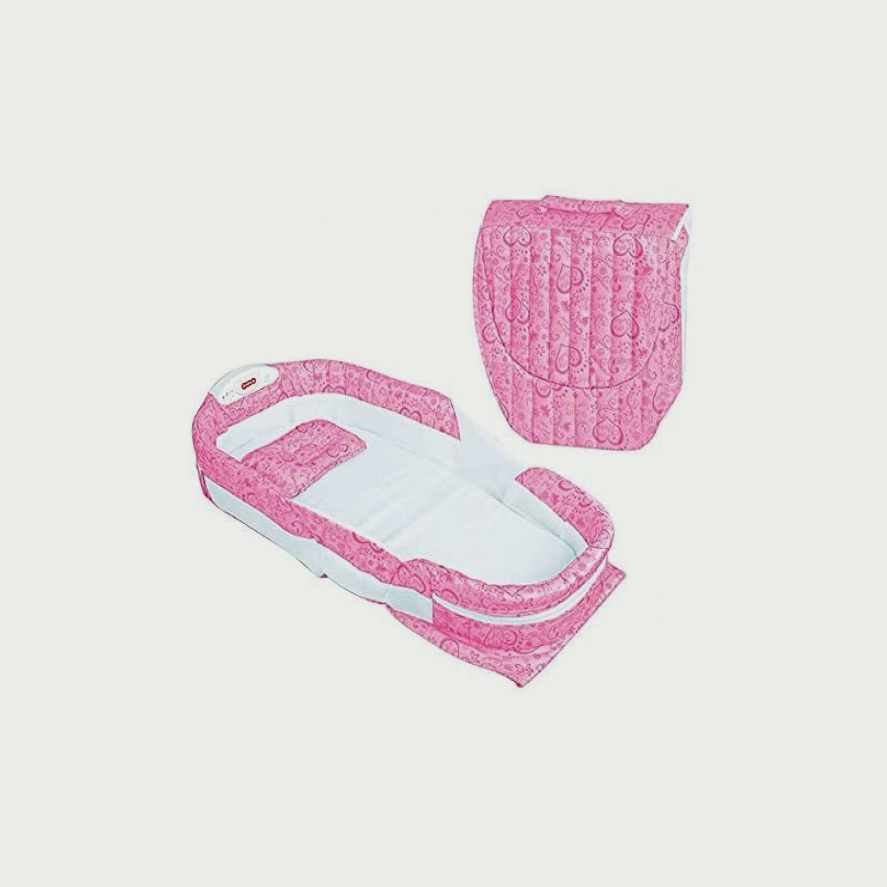 Babylove Foldable Safety Musical Light Bed with Pillow-baby-nursery-babybedding-image-5