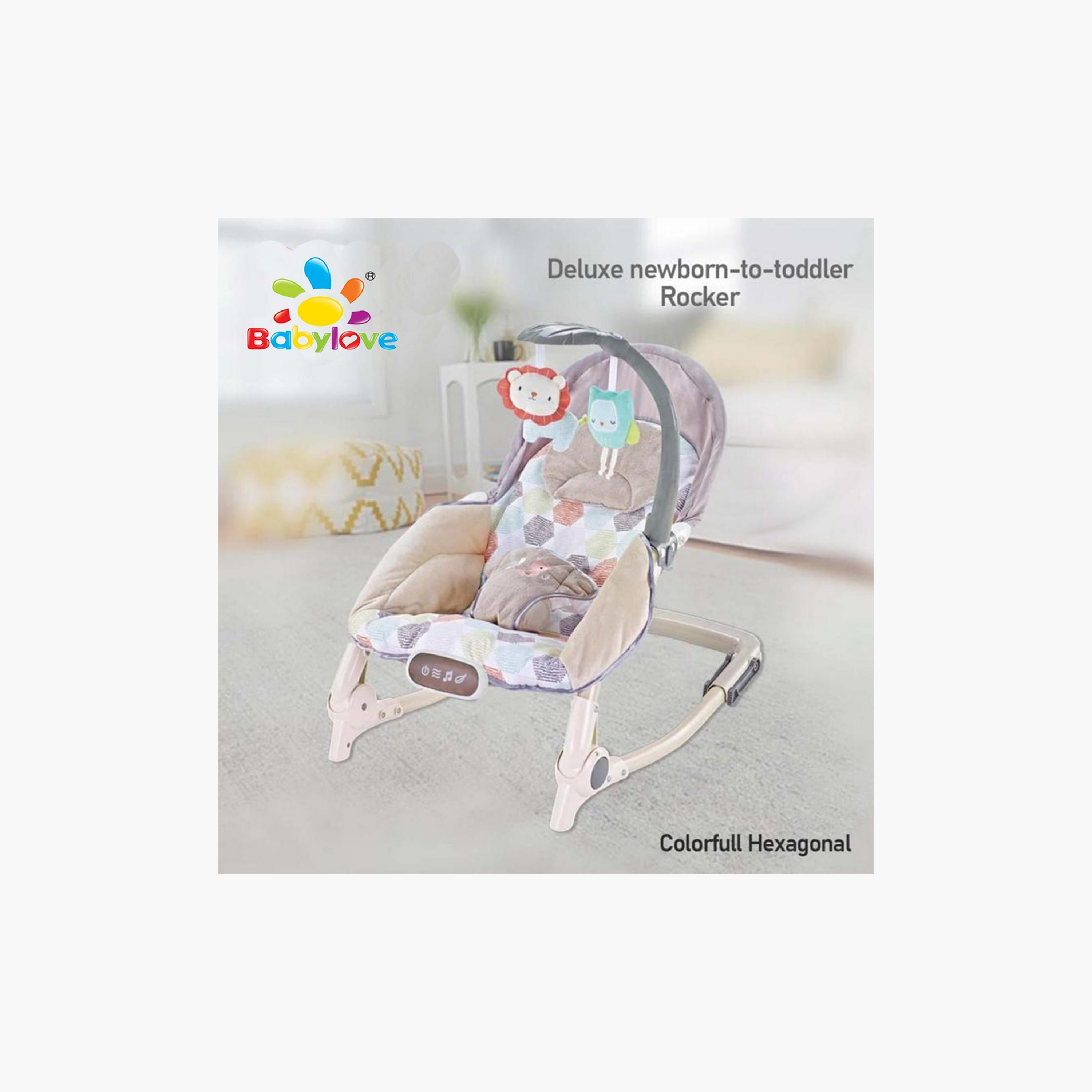 كرسي هزاز مع موسيقي من بيبي لاف-baby-infantactivity-image-2