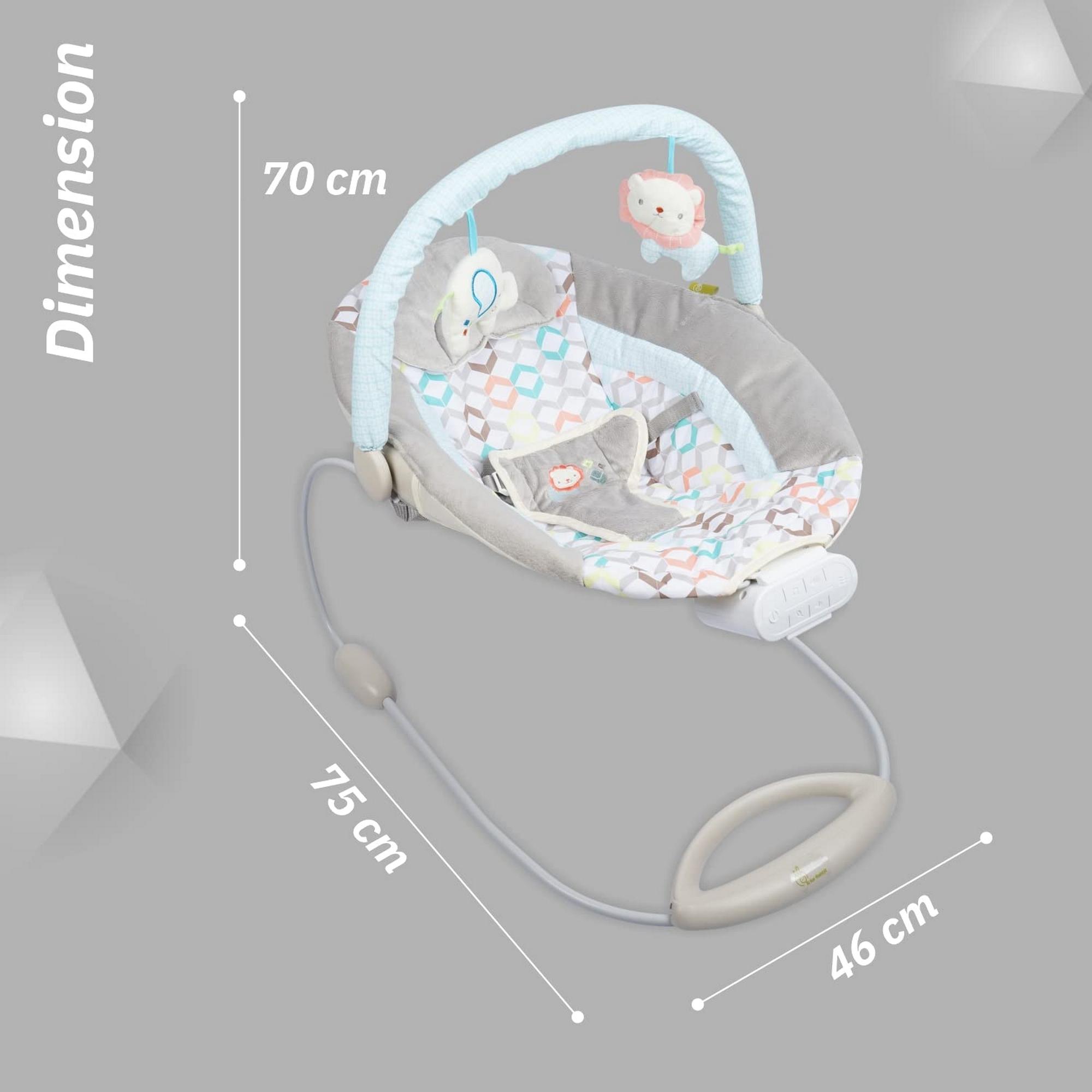 كرسي هزاز مع موسيقي من بيبي لاف-baby-infantactivity-image-2