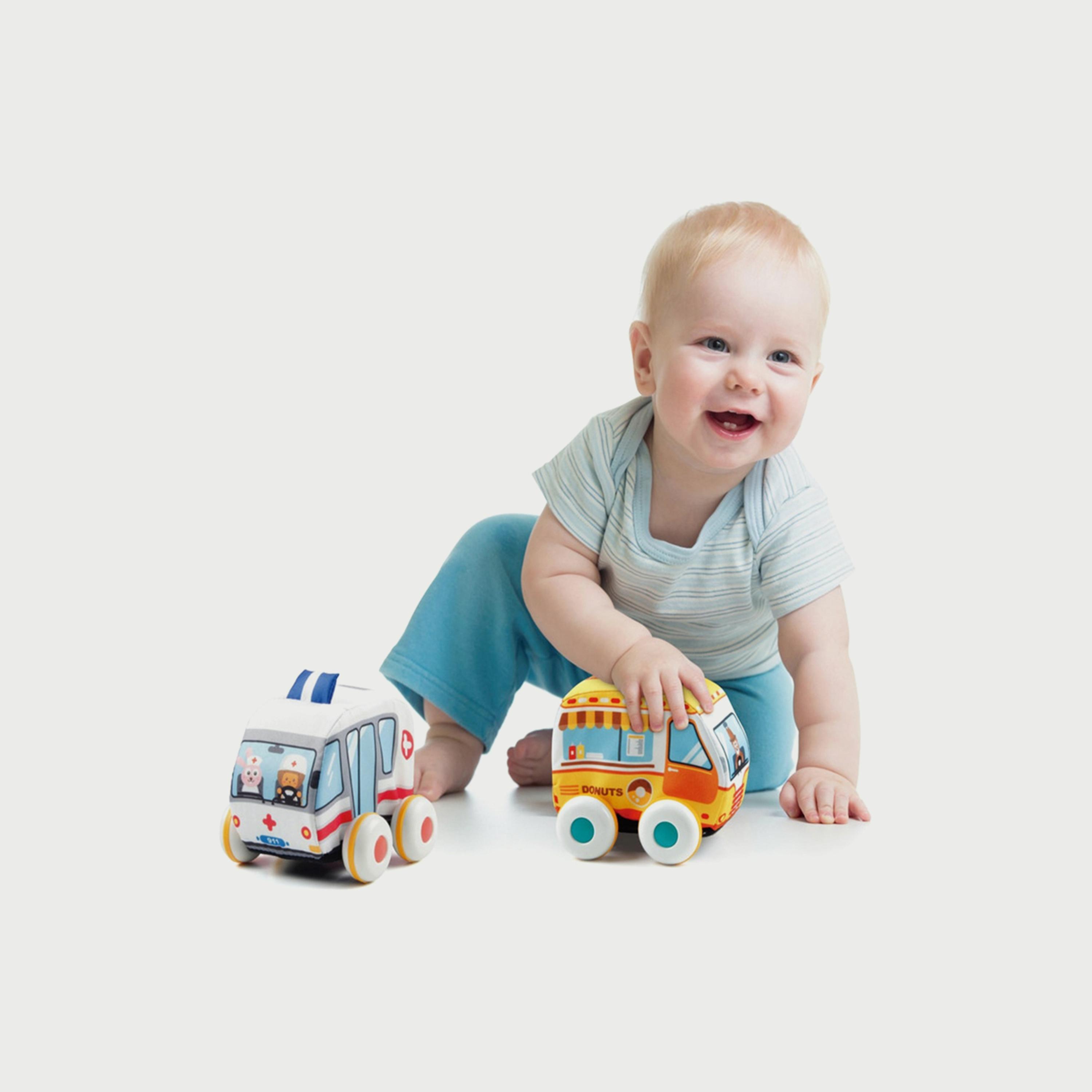 سيارة قماشية  قطعتين من بيبي لاف-toys-babyandtoddlertoys-pushandpulltoys-image-2