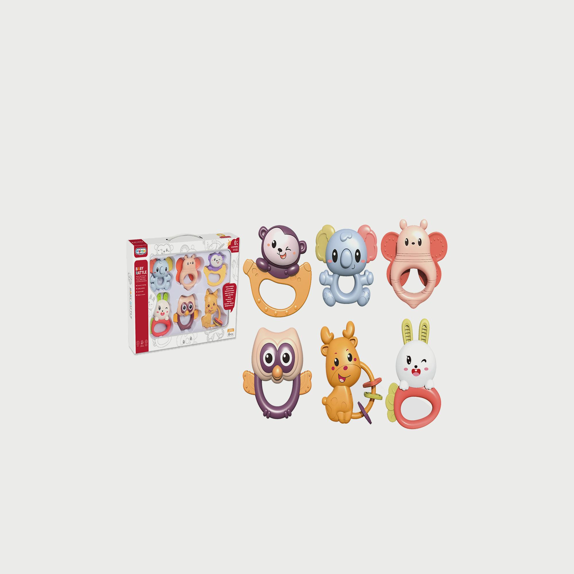 Babylove Rattle 6-Piece Play Set-toys-babyandtoddlertoys-rattlesandteethers-image-1