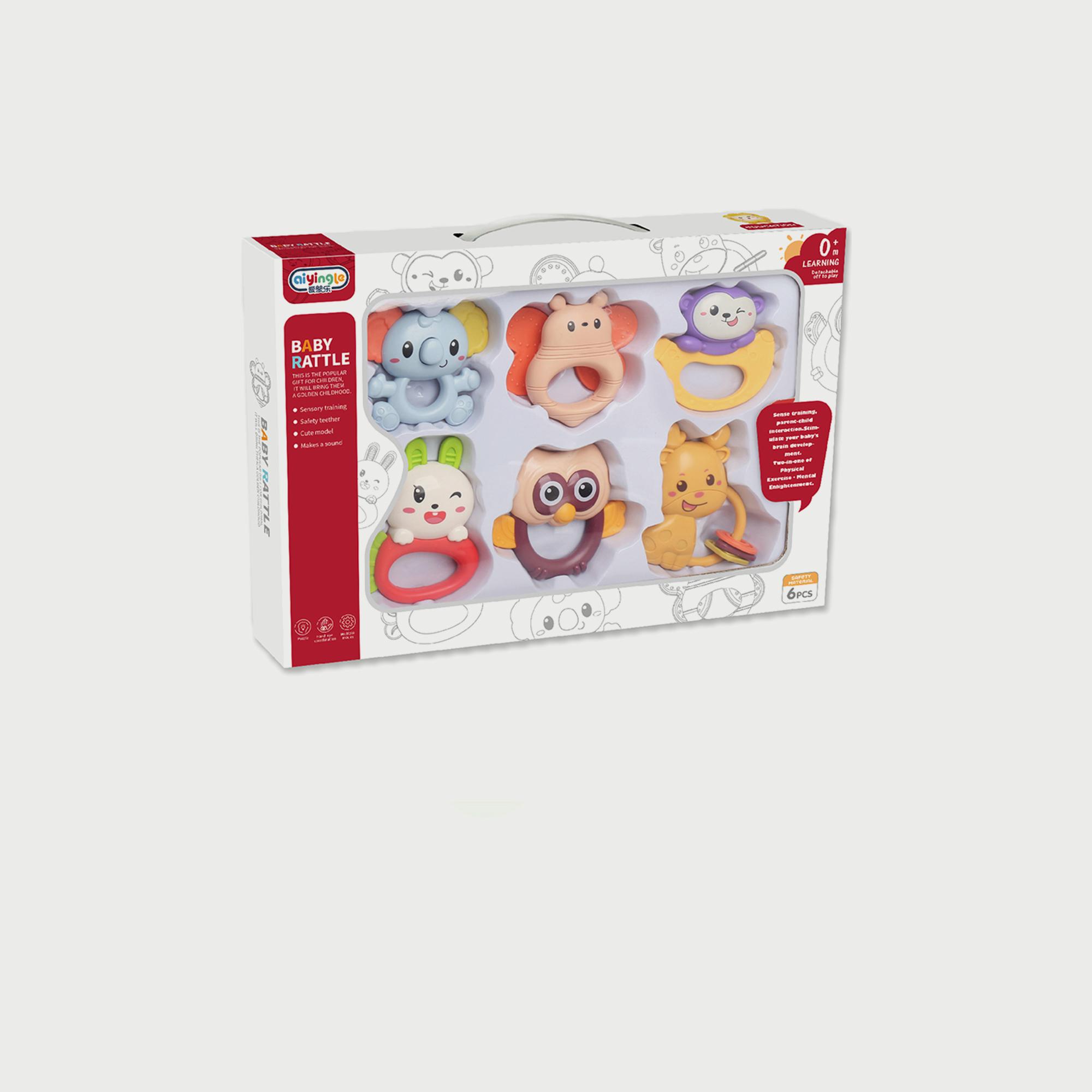 Babylove Rattle 6-Piece Play Set-toys-babyandtoddlertoys-rattlesandteethers-image-2