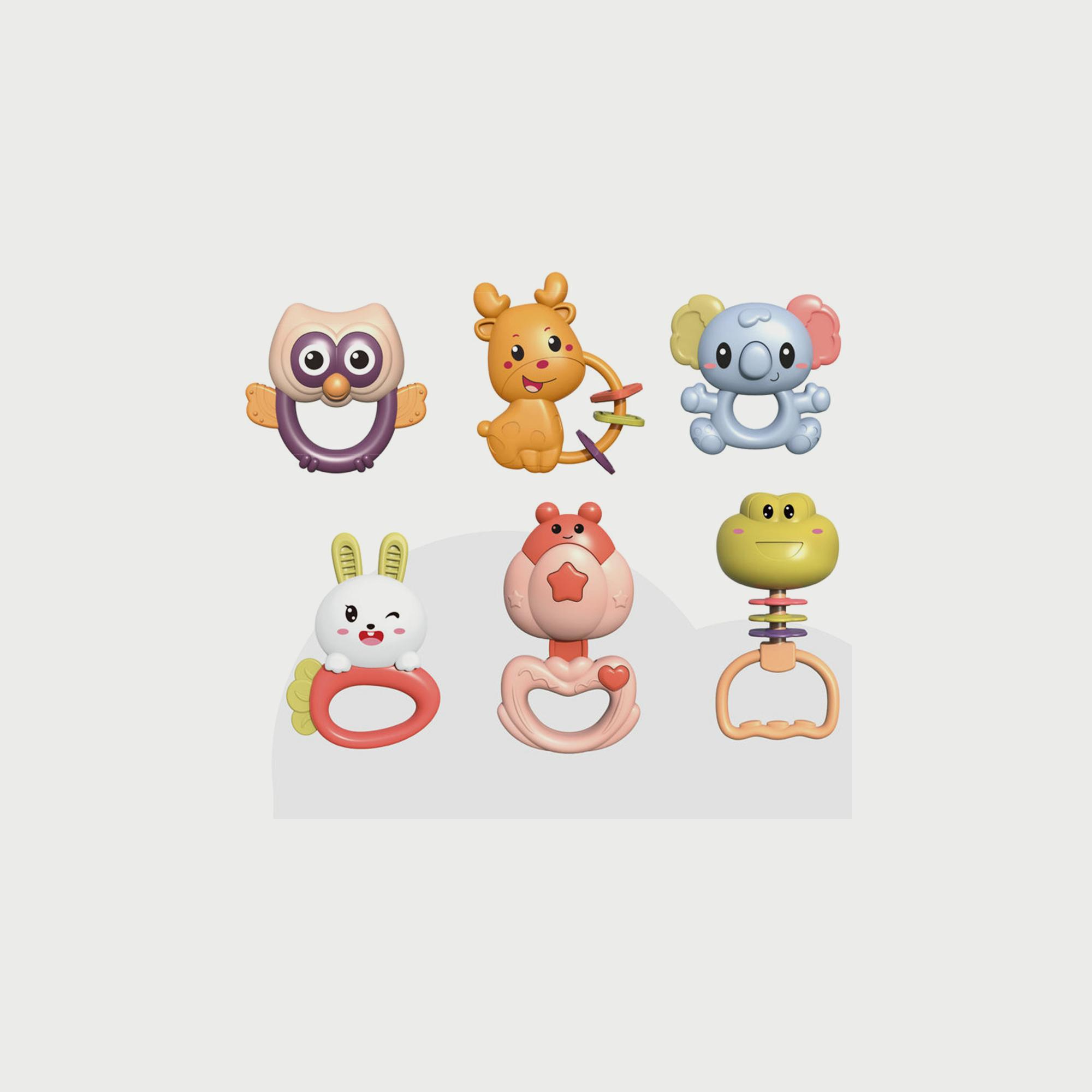 Babylove Rattle 6-Piece Play Set-toys-babyandtoddlertoys-rattlesandteethers-image-4