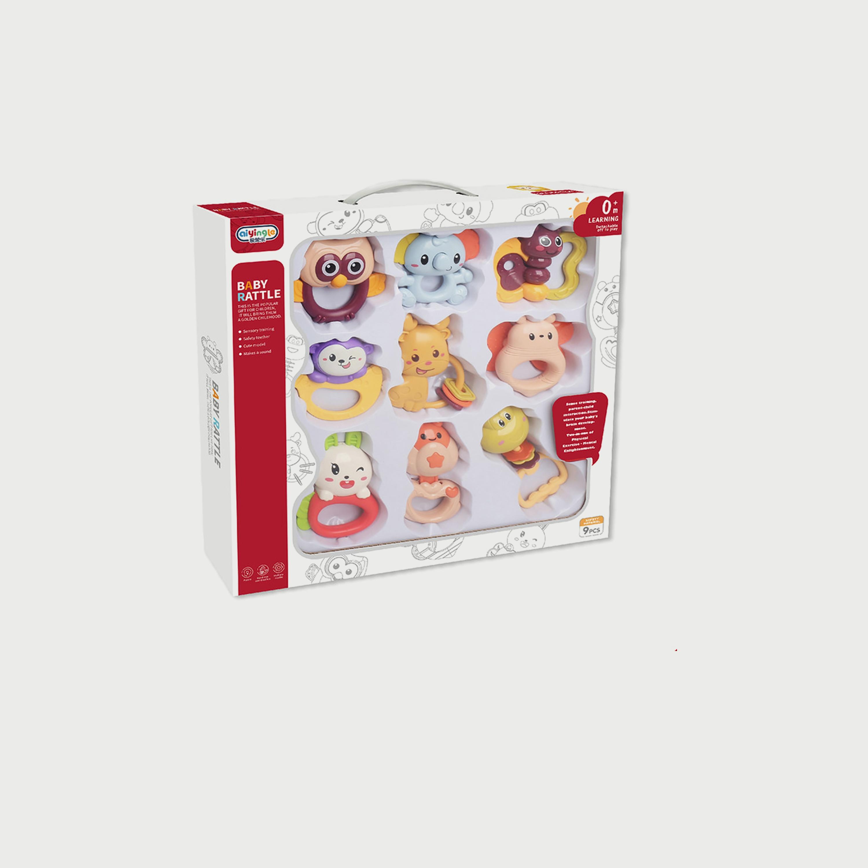 Babylove Rattle 9-Piece Play Set-toys-babyandtoddlertoys-rattlesandteethers-image-2