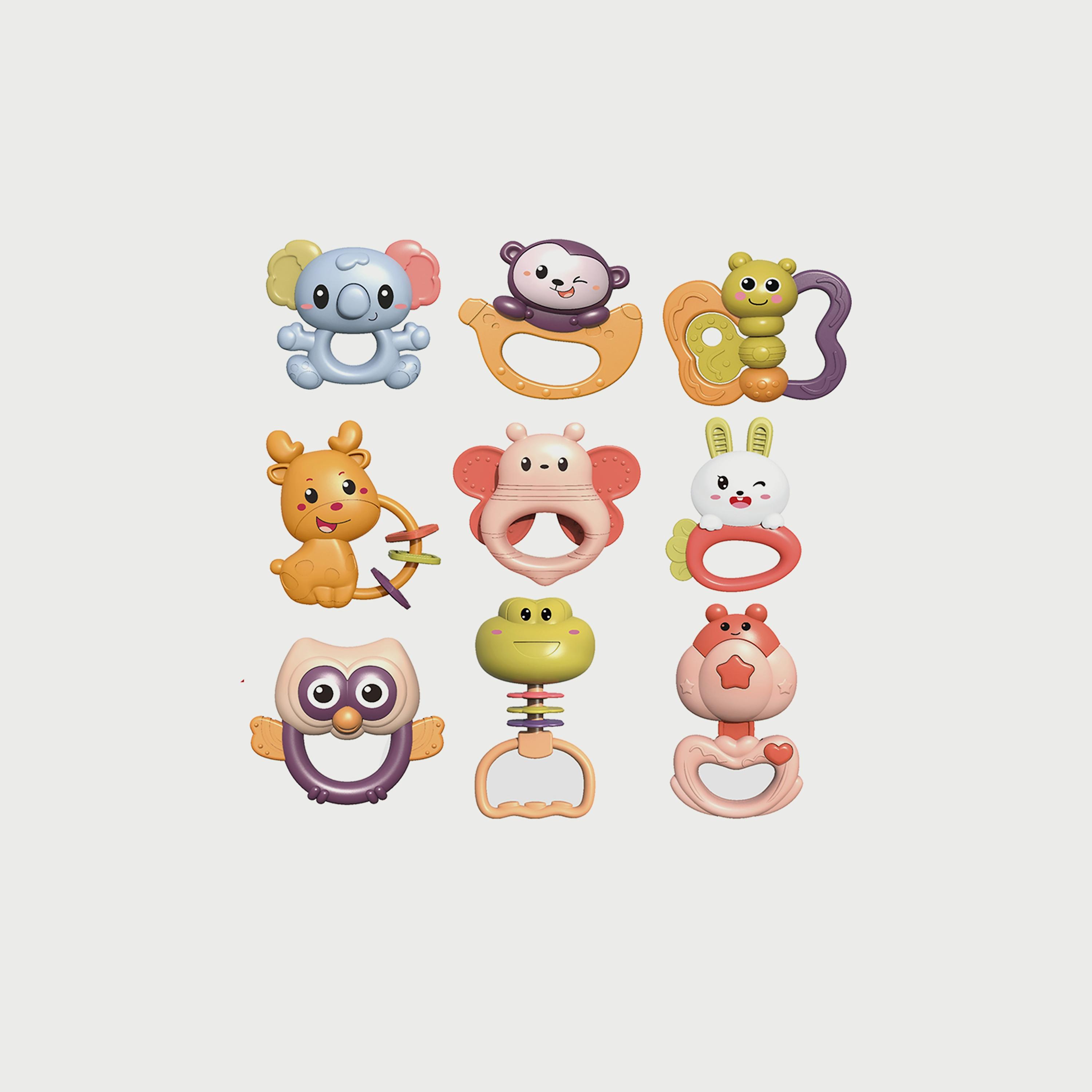 Babylove Rattle 9-Piece Play Set-toys-babyandtoddlertoys-rattlesandteethers-image-3