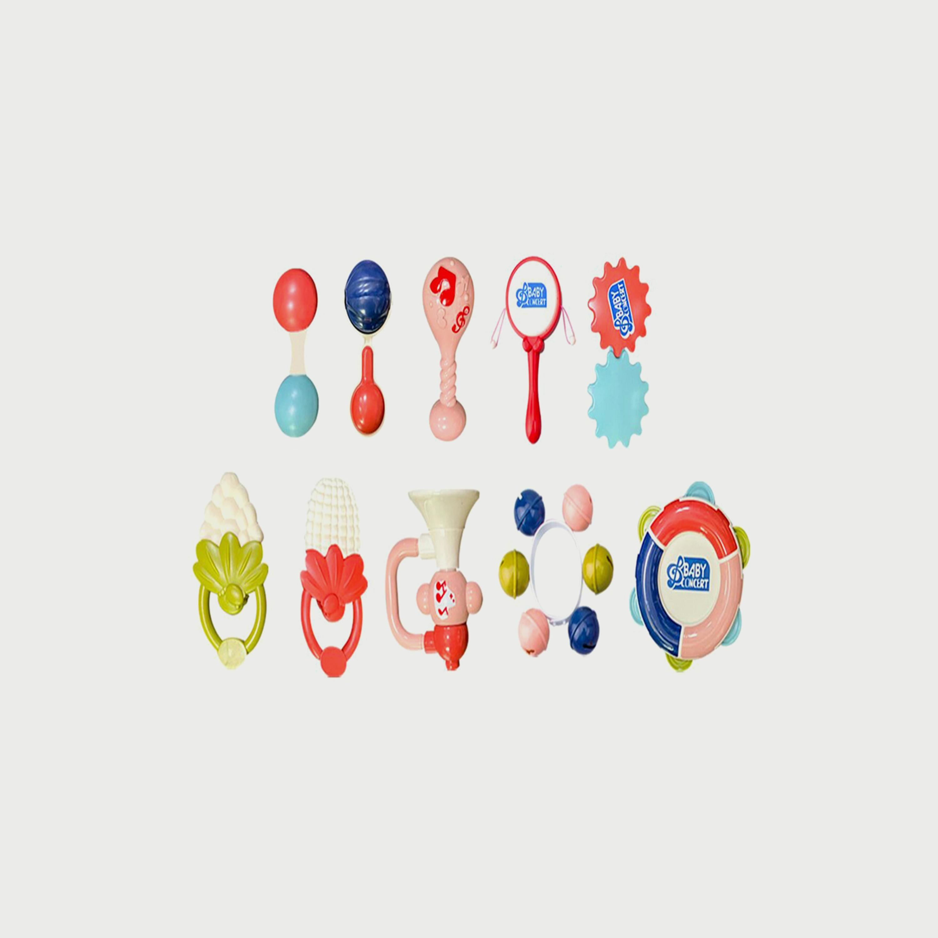 Family Center 10-Piece Rattle Set-toys-babyandtoddlertoys-rattlesandteethers-image-3