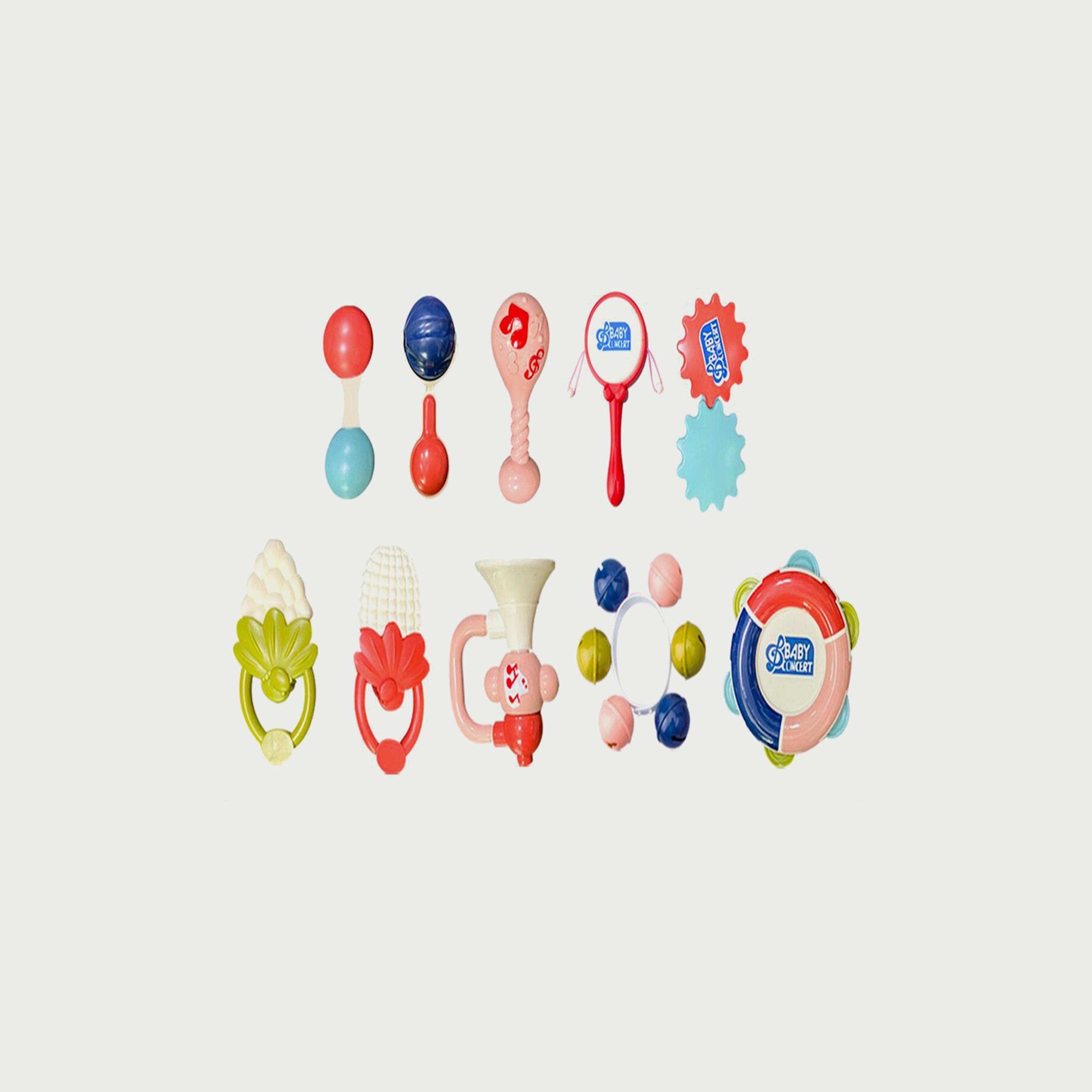 Family Center 10-Piece Rattle Set-toys-babyandtoddlertoys-rattlesandteethers-image-4