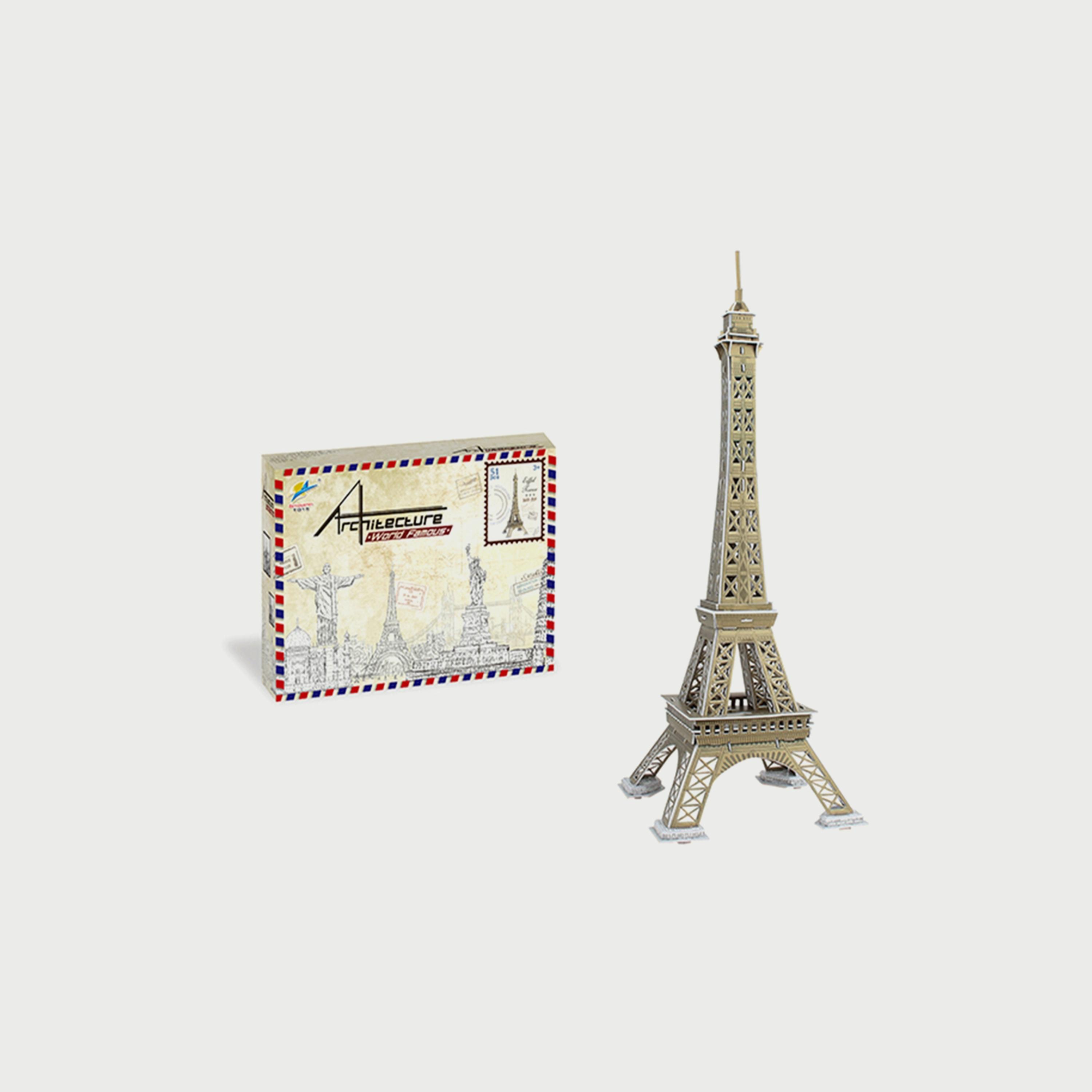 Family Center 51-Pieces Eiffel Tower Jigsaw Puzzle-toys-indoortoys-puzzles-image-1