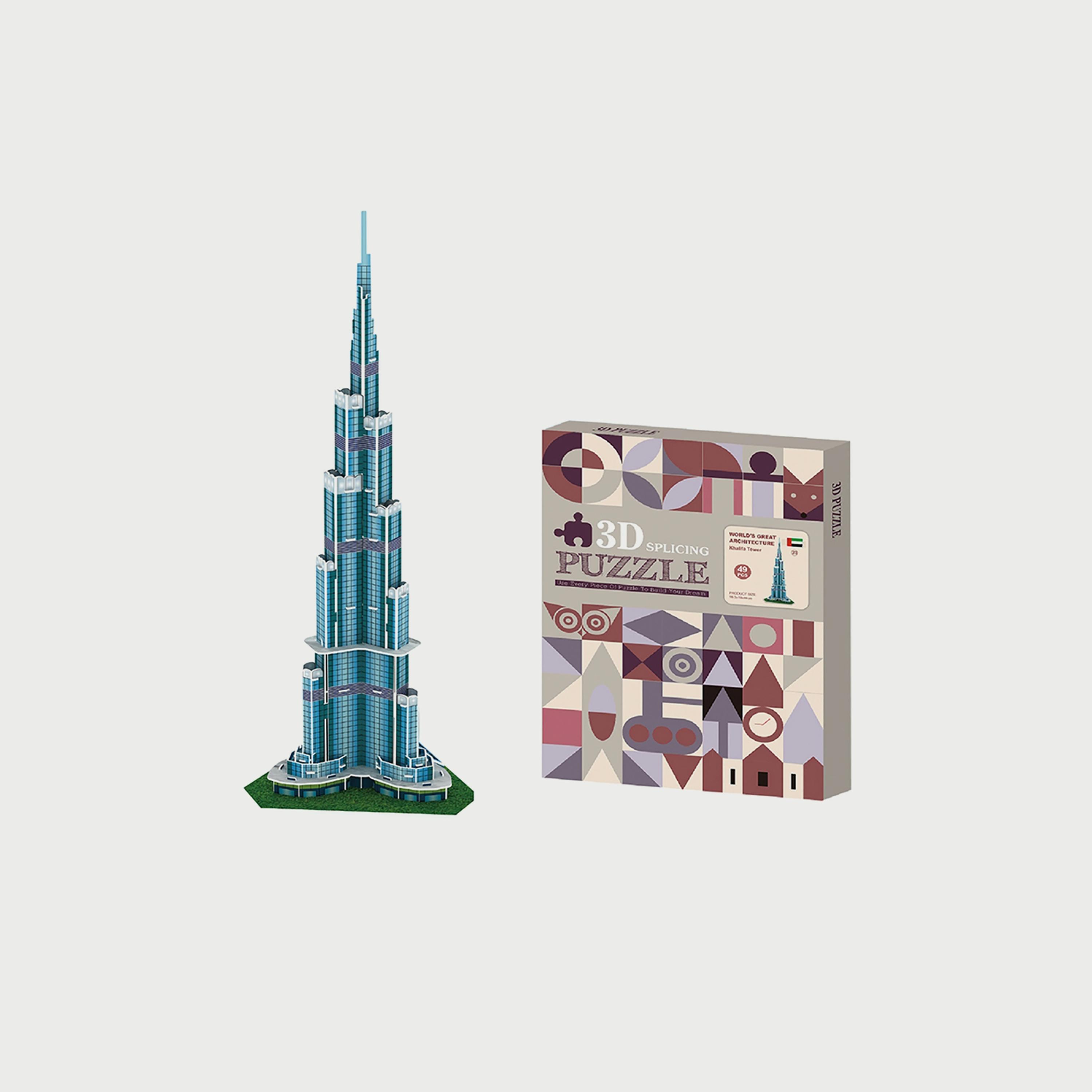 Family Center 49-Pieces Khalifa Tower Jigsaw Puzzle-toys-indoortoys-puzzles-image-1