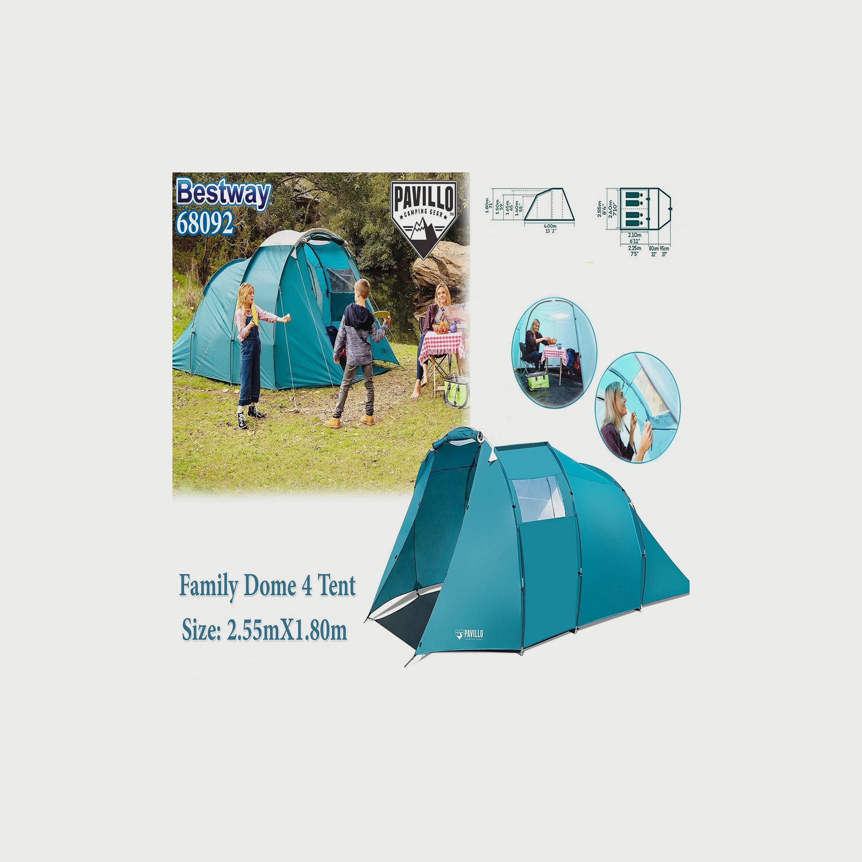 ⭐ BESTWAY 6人用テント pavillo Family Ground 6 【公式通販】