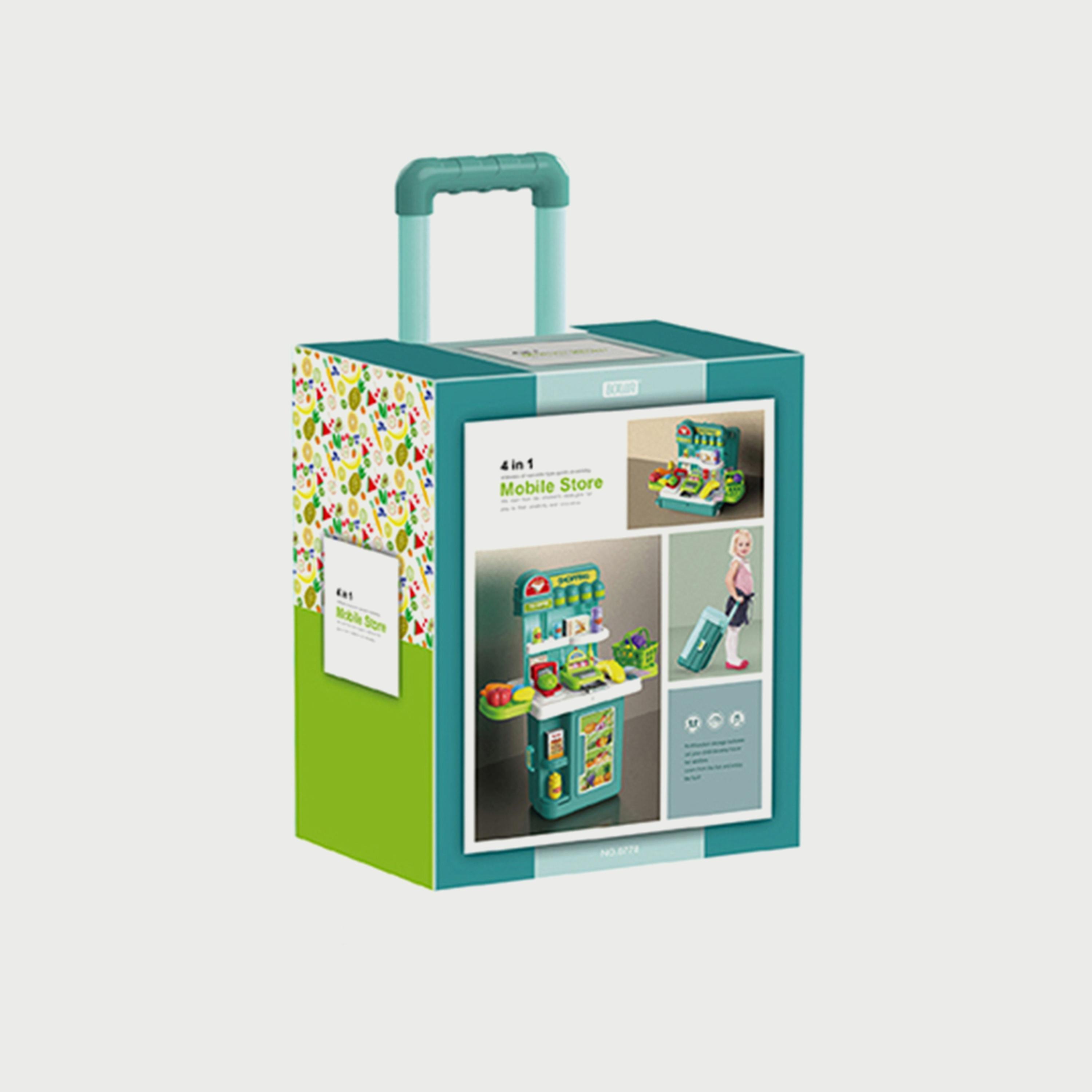 مجموعة محل البقالة المتنقل 4 في 1 من بسمة-toys-roleplay-supermarketandshoppingsets-image-2