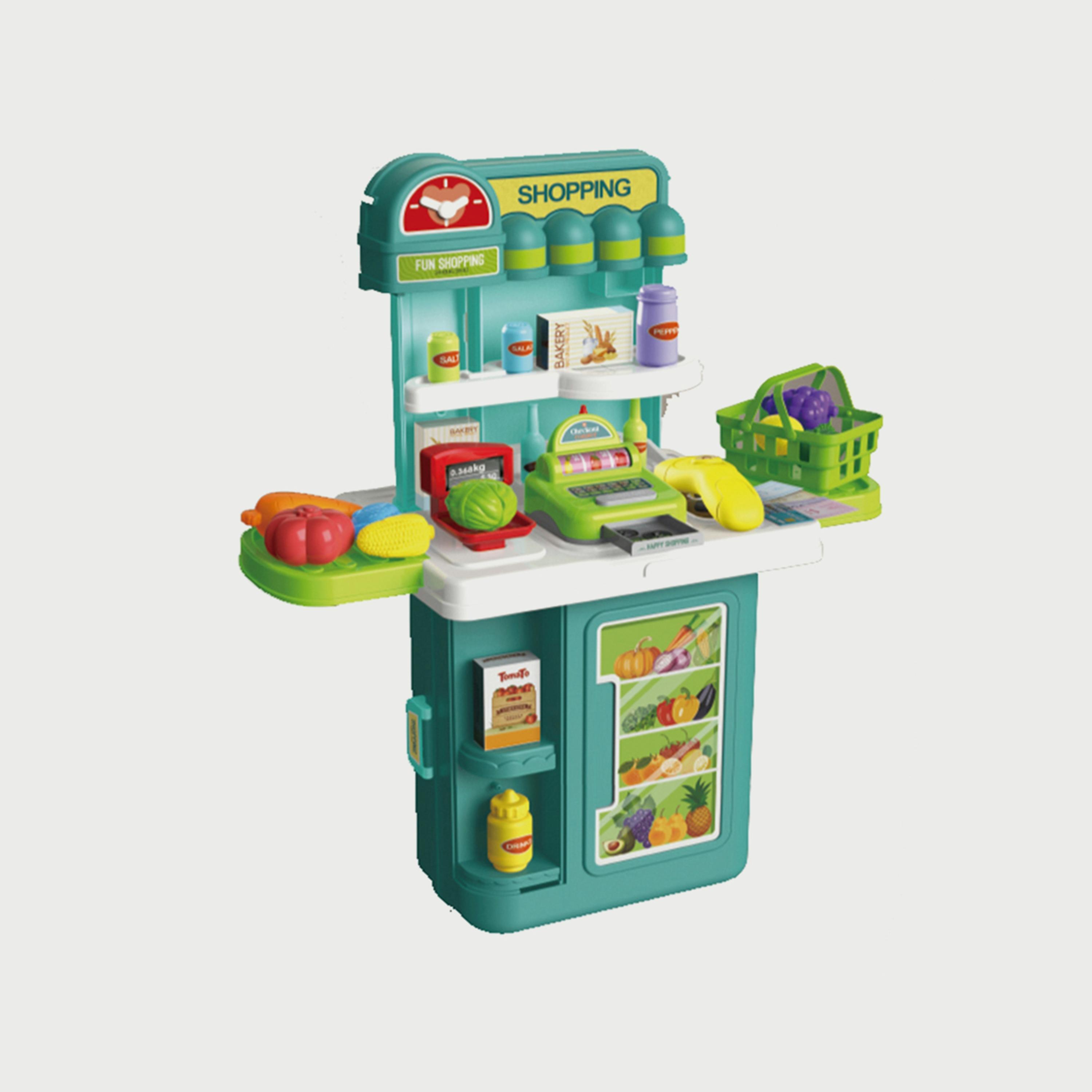 مجموعة محل البقالة المتنقل 4 في 1 من بسمة-toys-roleplay-supermarketandshoppingsets-image-3