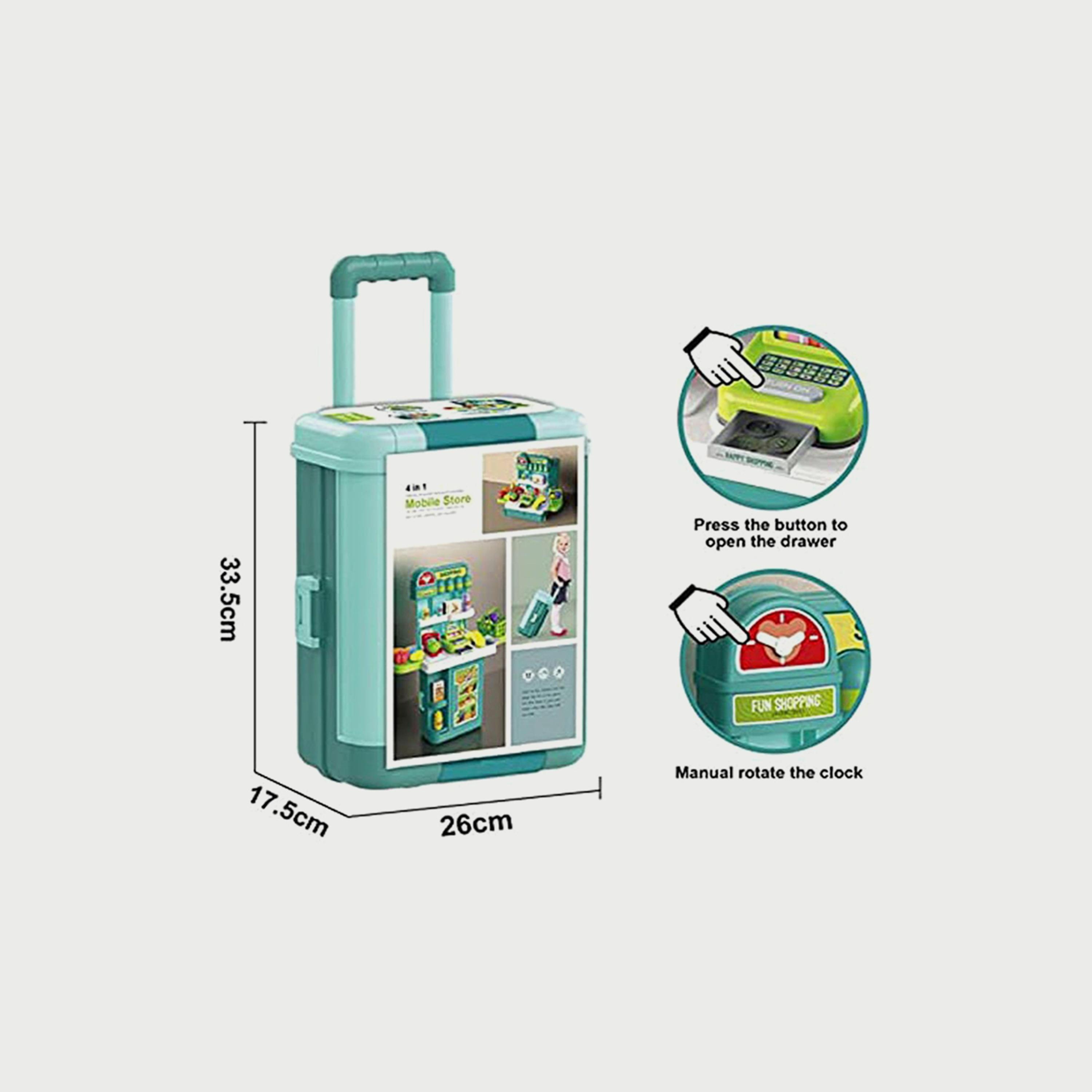 مجموعة محل البقالة المتنقل 4 في 1 من بسمة-toys-roleplay-supermarketandshoppingsets-image-4
