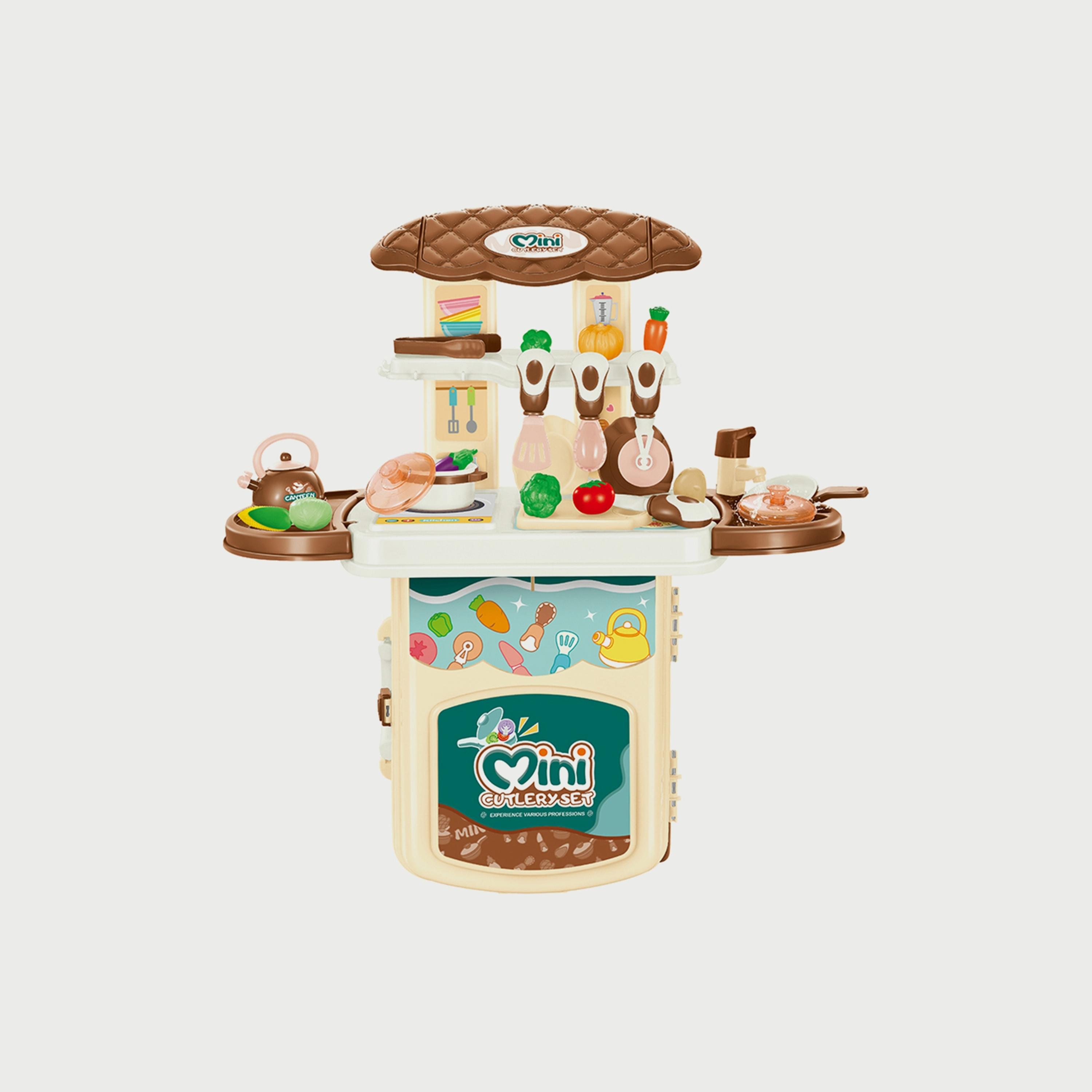 مجموعة أدوات المائدة 3 في 1 34 قطعة من بسمة-toys-roleplay-kitchensets-image-3