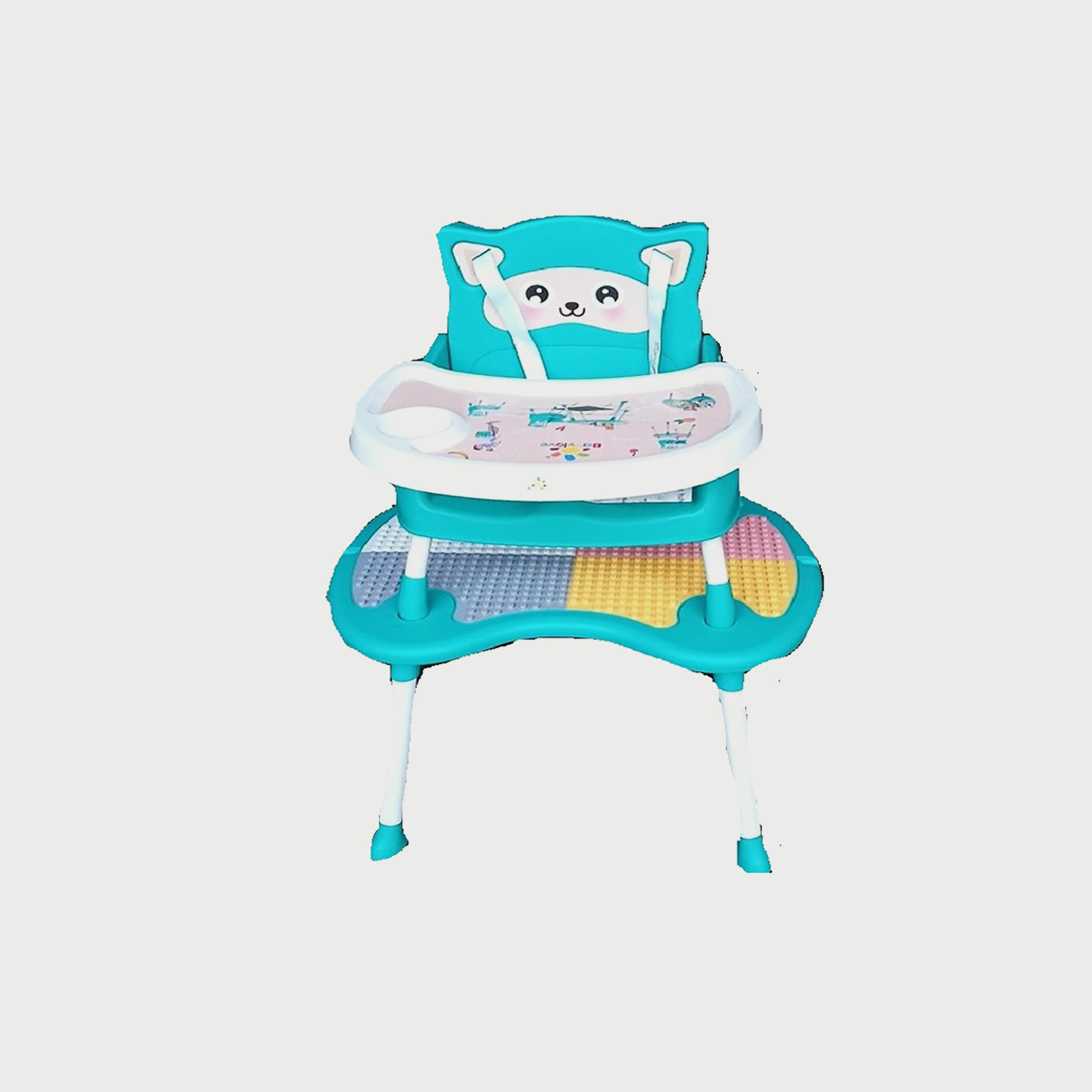 Babylove Adjustable High Feeding Chair, Green-baby-feeding-highchairsandboosters-image-1