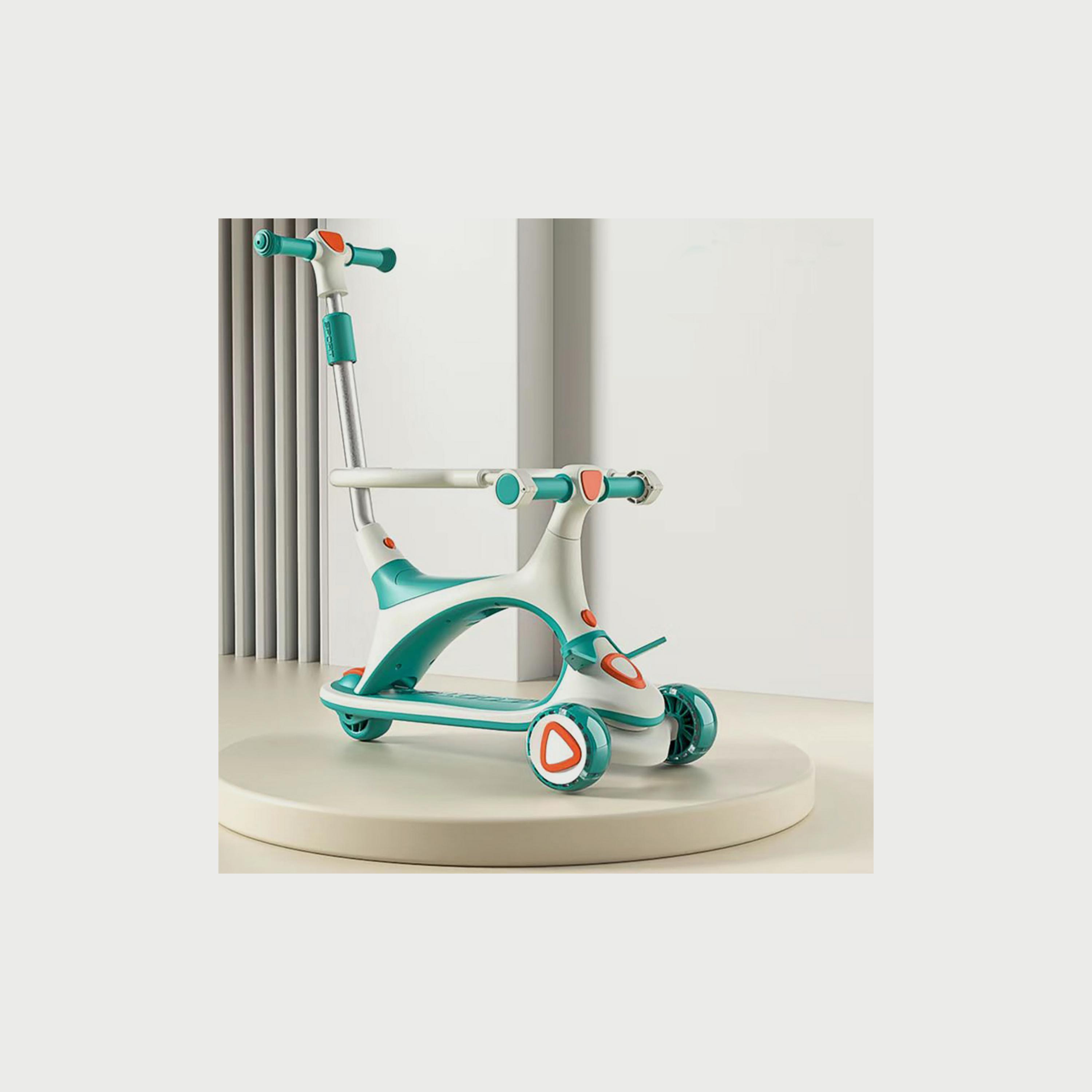 Family Center Three-Wheel Scooter with Barrier-toys-outdoor-scooters-image-2
