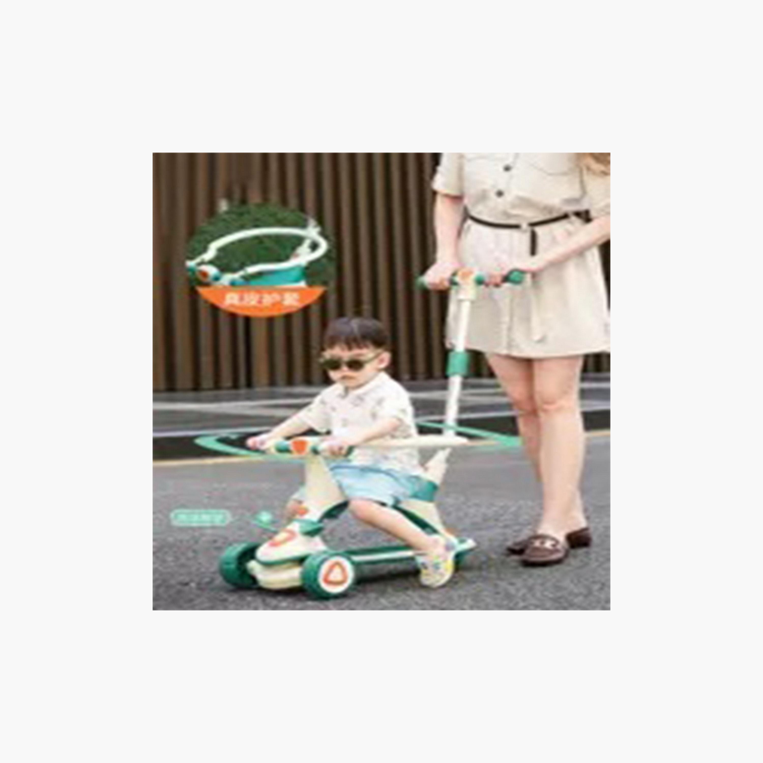Family Center Three-Wheel Scooter with Barrier-toys-outdoor-scooters-image-5