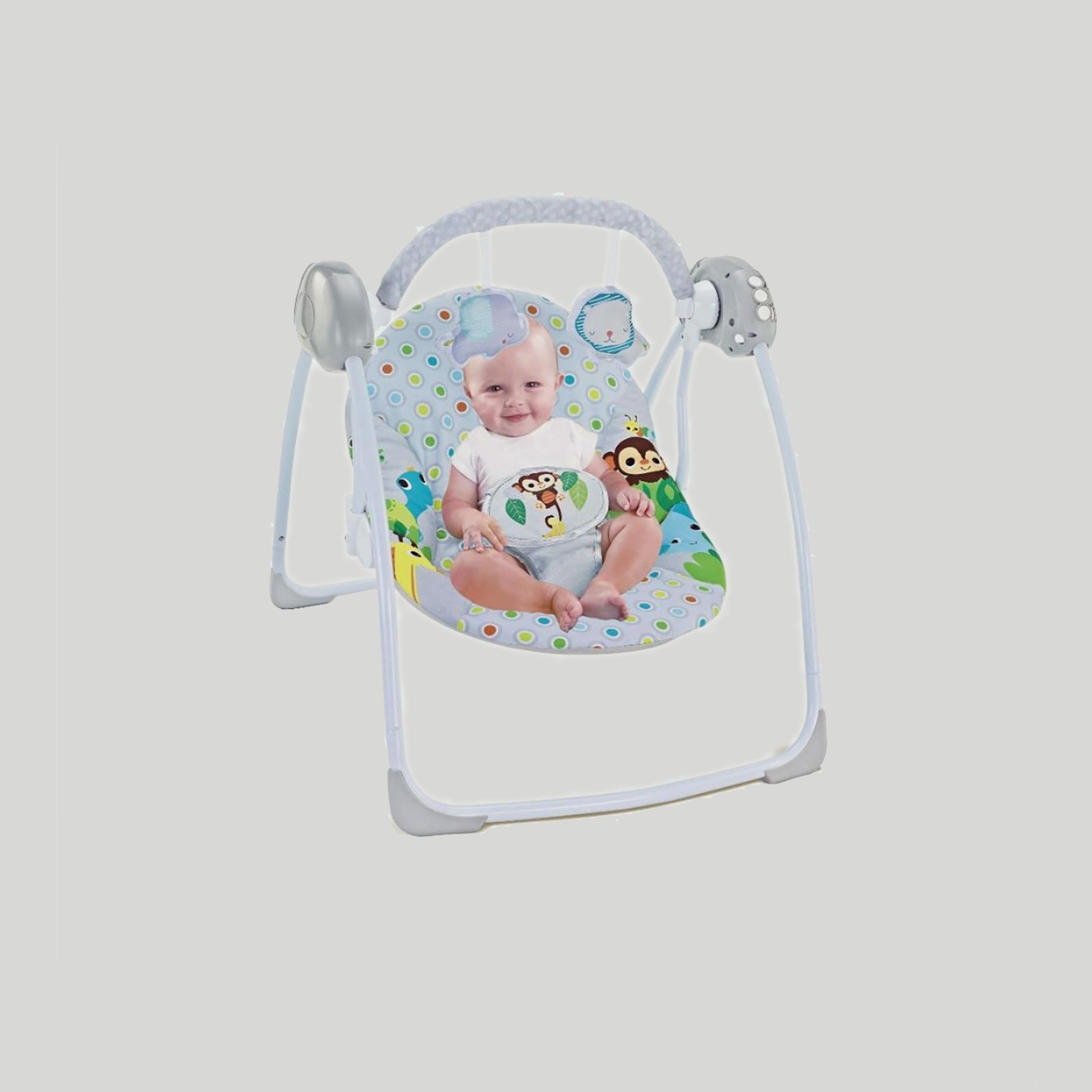 كرسي هزاز مع بطارية من سن الرضع لسن المشي من بيبي لاف-baby-infantactivity-image-1