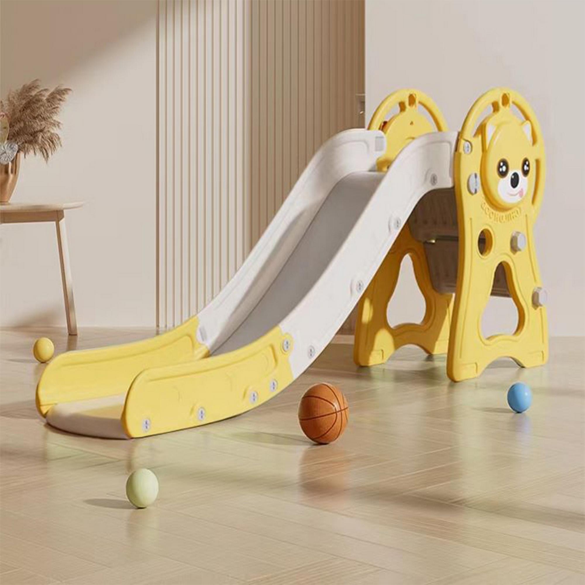 Babylove Multifunctional Slide with Basketball Ring-baby-infantactivity-image-2