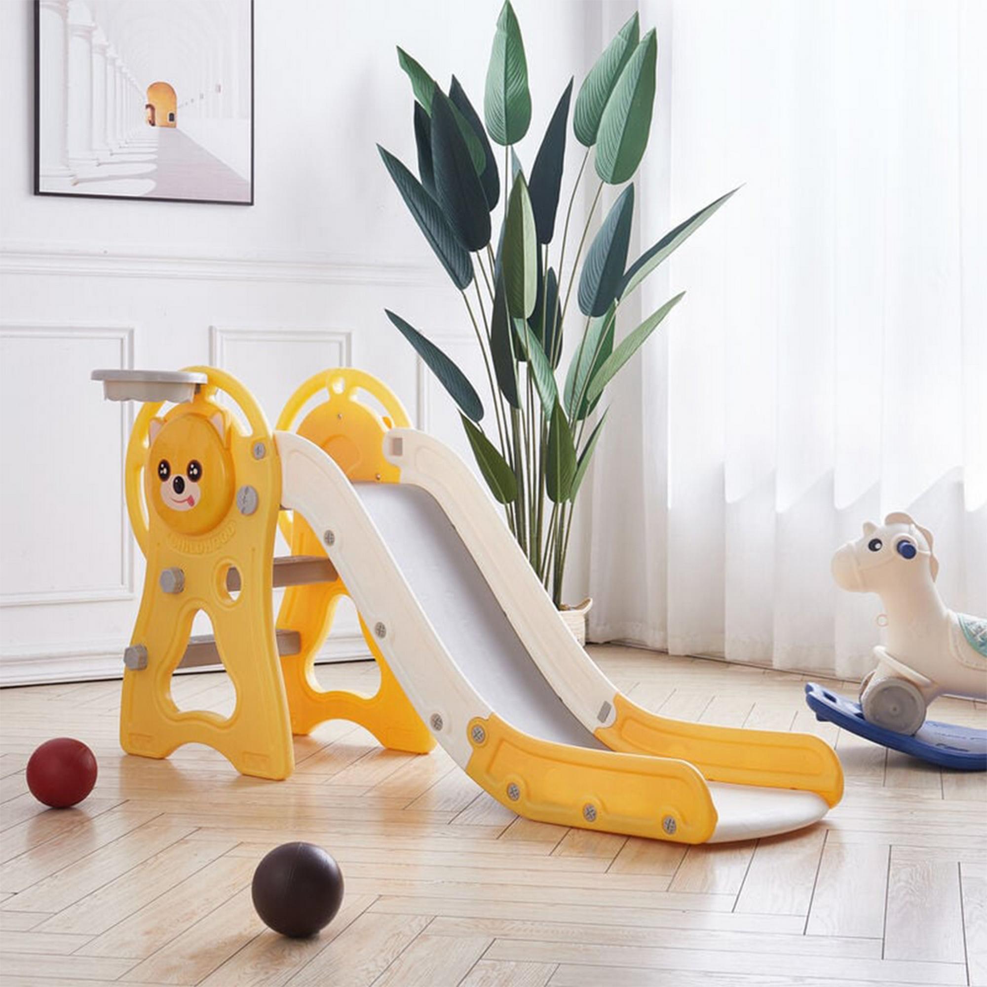 Babylove Multifunctional Slide with Basketball Ring-baby-infantactivity-image-3