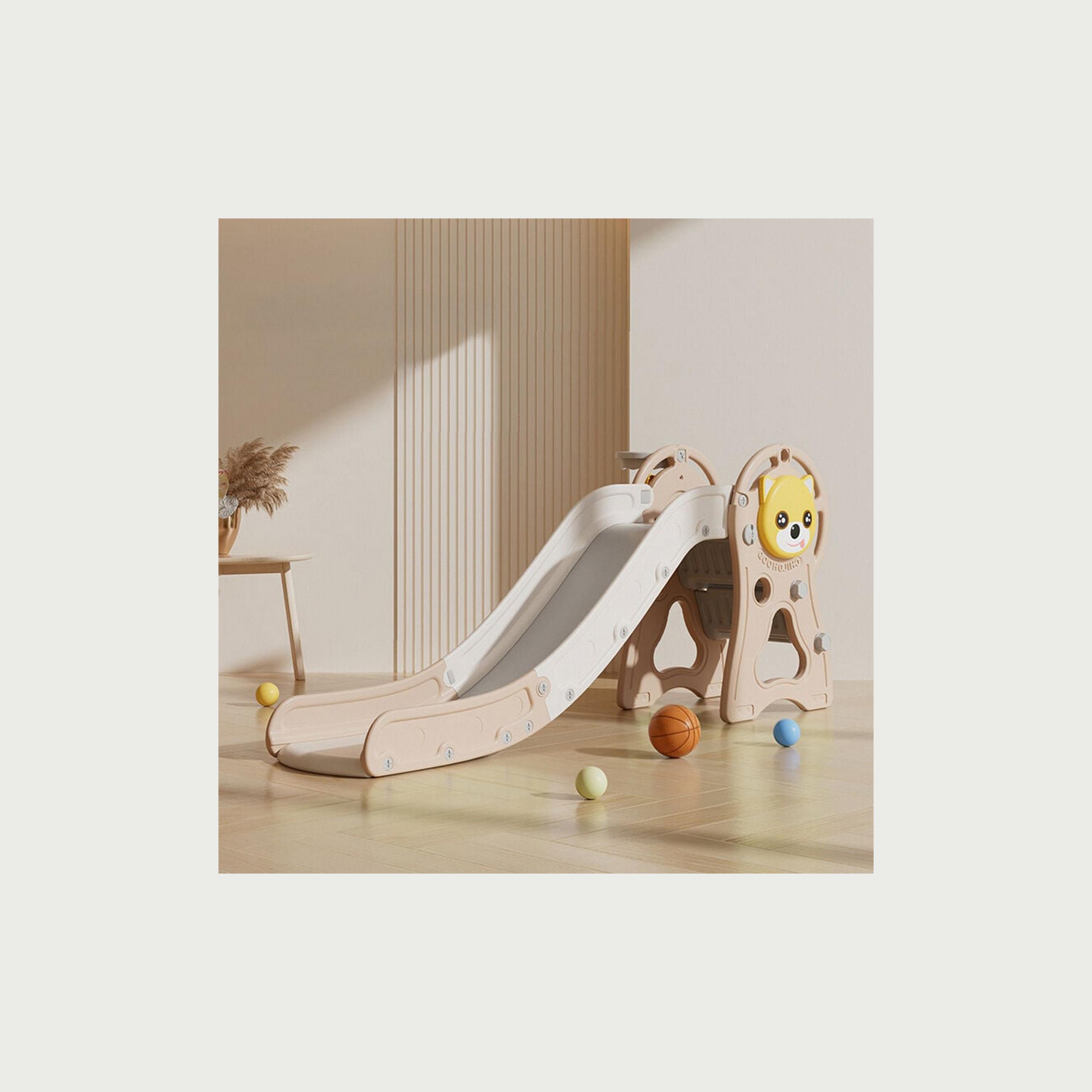 زلاقة متعددة المهام مع حلقة كرة سلة من بيبي لاف-baby-infantactivity-image-1