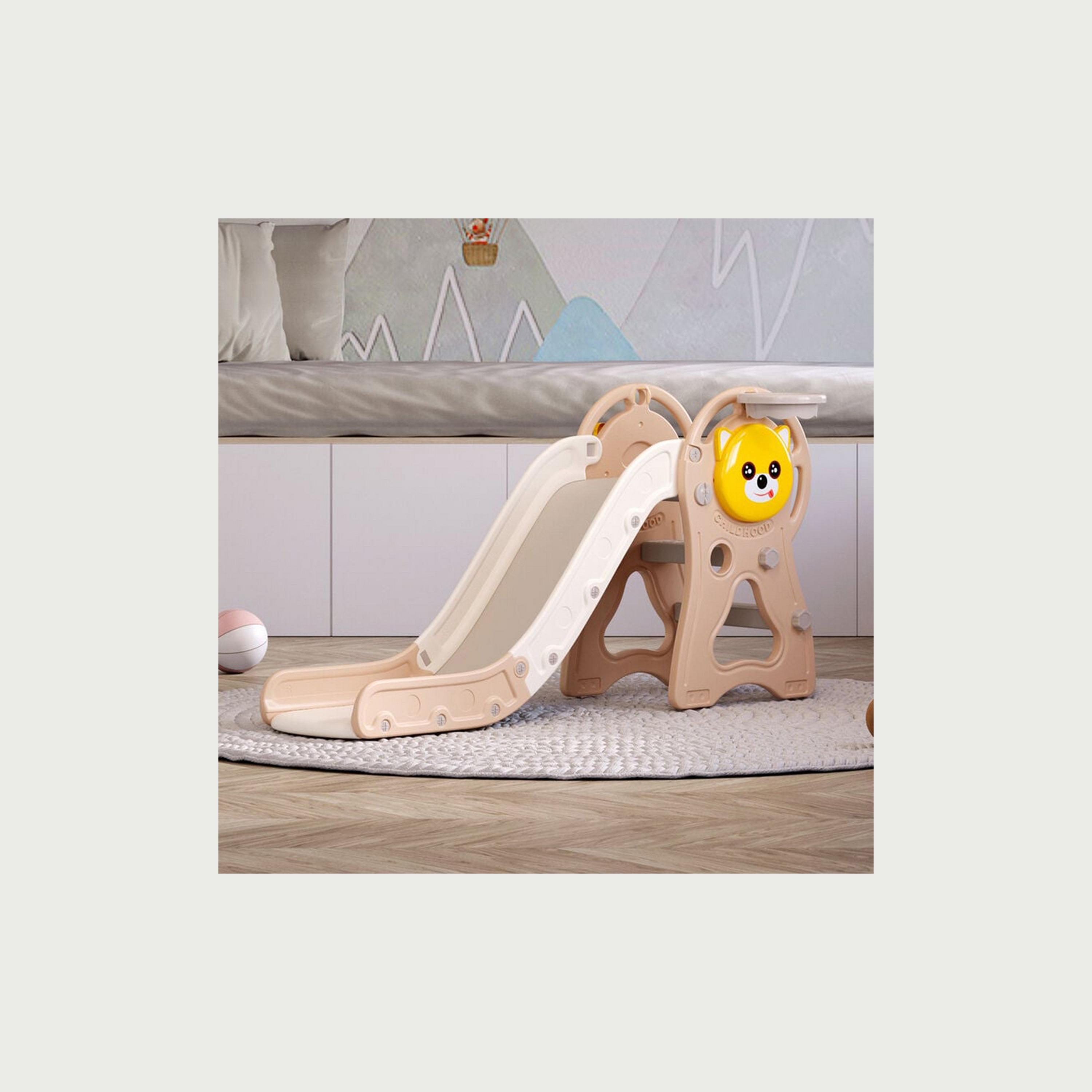زلاقة متعددة المهام مع حلقة كرة سلة من بيبي لاف-baby-infantactivity-image-2