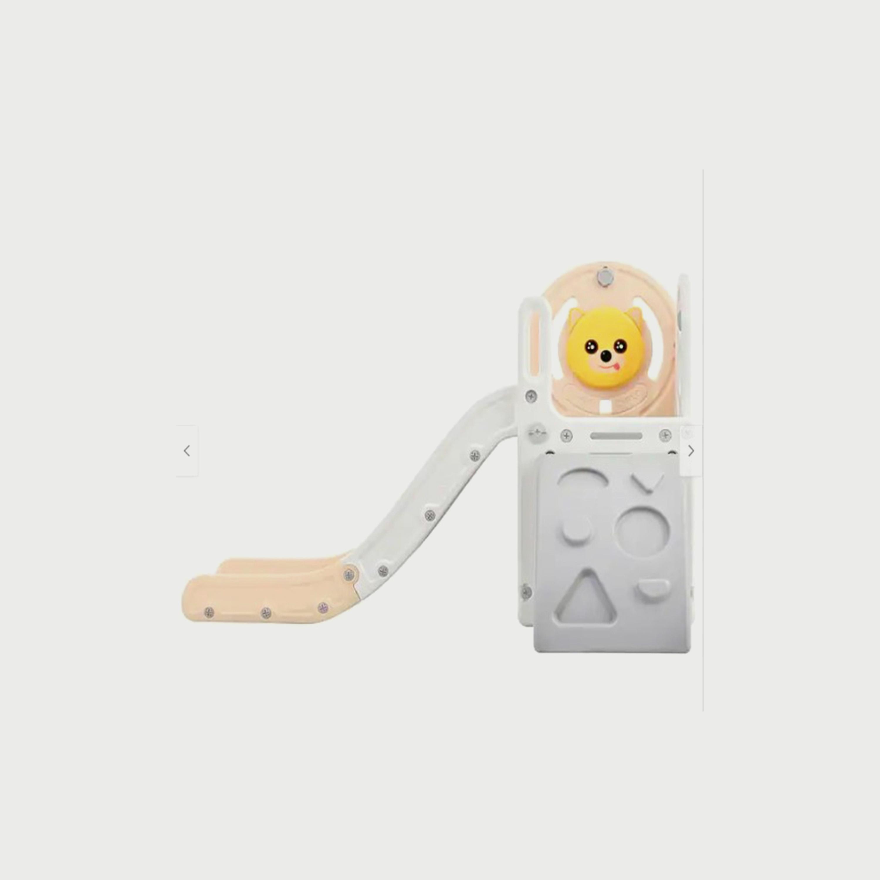 زلاقة متعددة المهام مع لوح تسلق وحلقة كرة سلة من بيبي لاف-baby-infantactivity-image-3