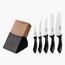 Tramontina Affilata 5-Piece Stainless Steel Knife Set with Wooden Block-household-kitchen-kitchentoolsandutensils-knives-image-3