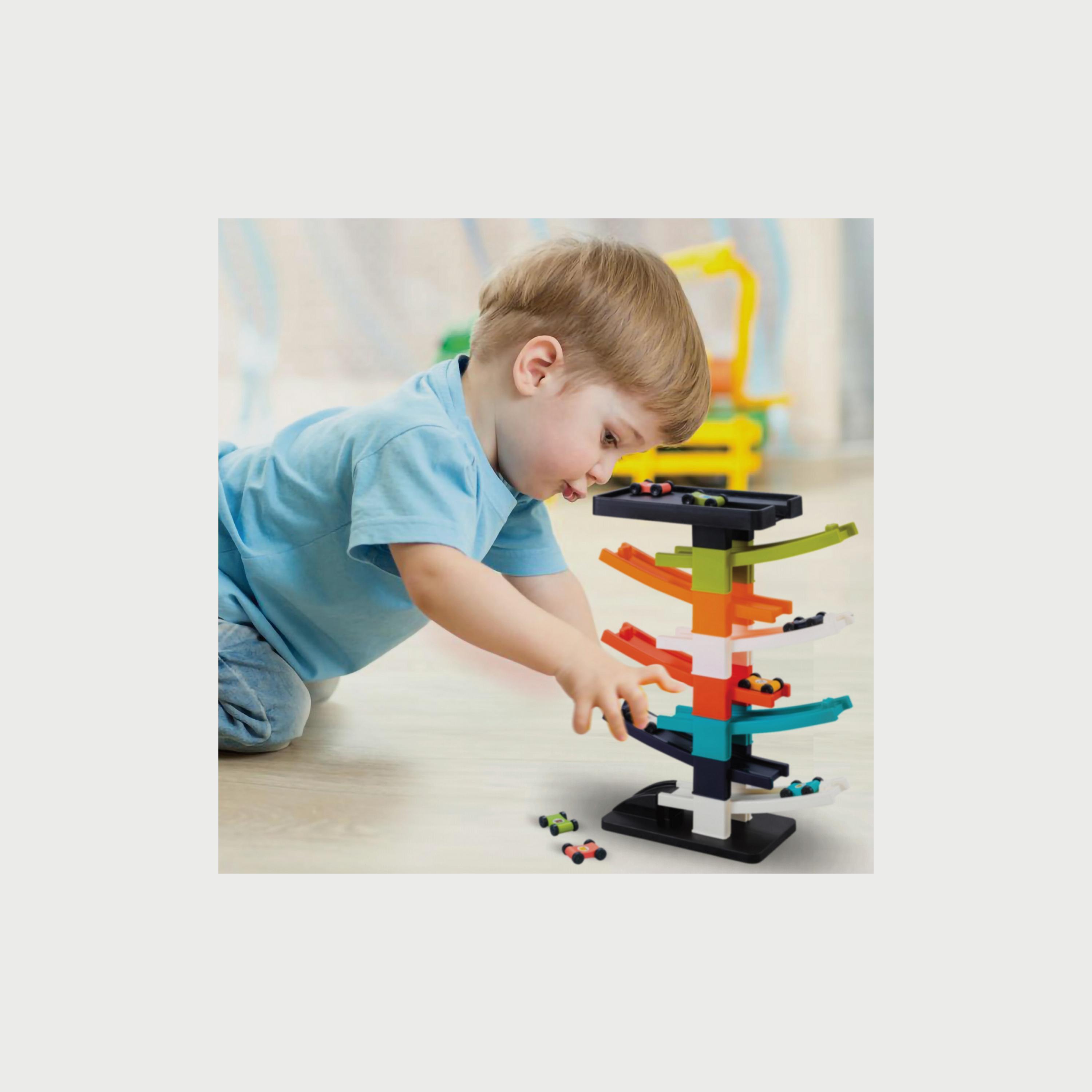 Moon Car Ramp Tower-toys-babyandtoddlertoys-stackingandnestingtoys-image-2