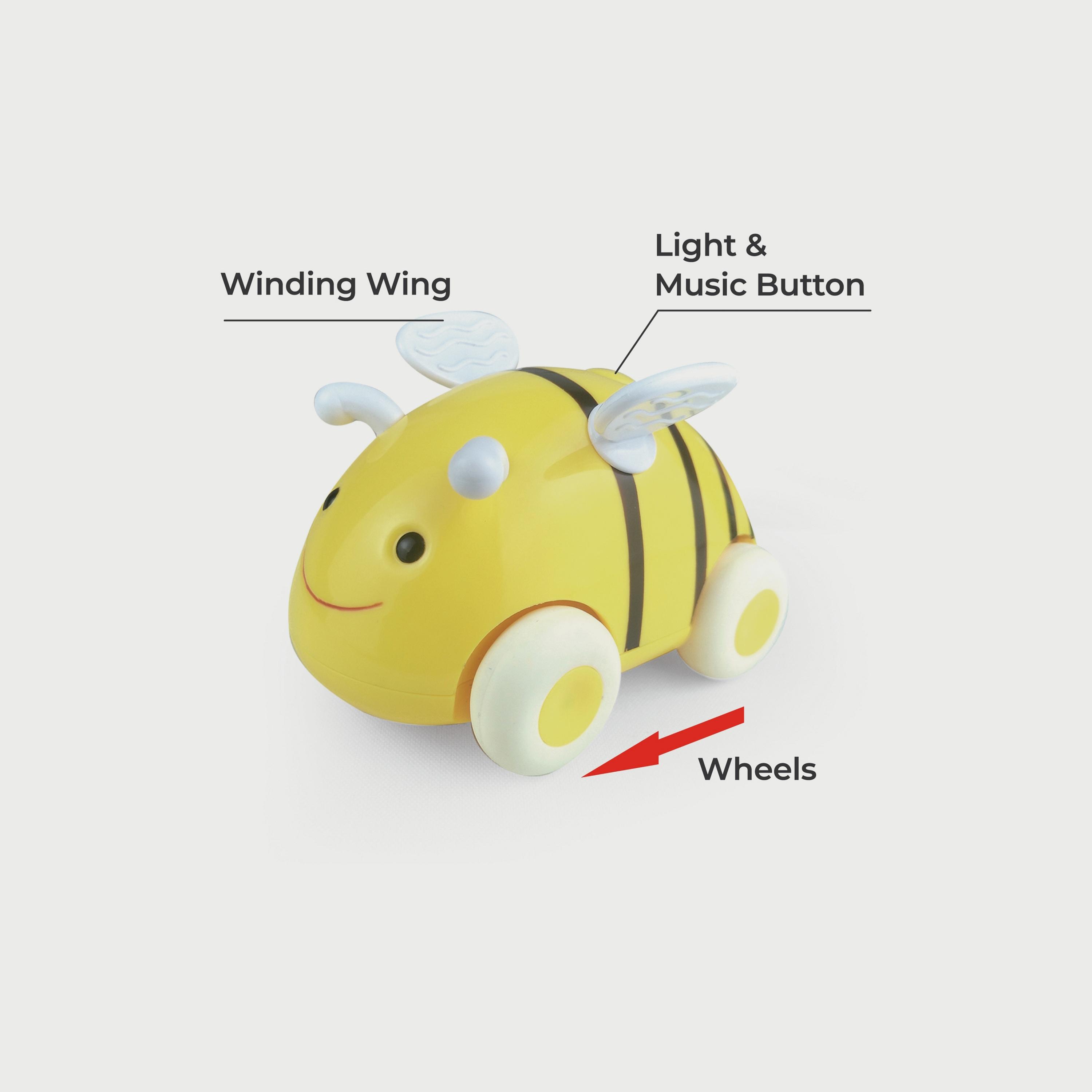 Moon Bumble Buzz Pull Along Toy, Bee-toys-babyandtoddlertoys-pushandpulltoys-image-4