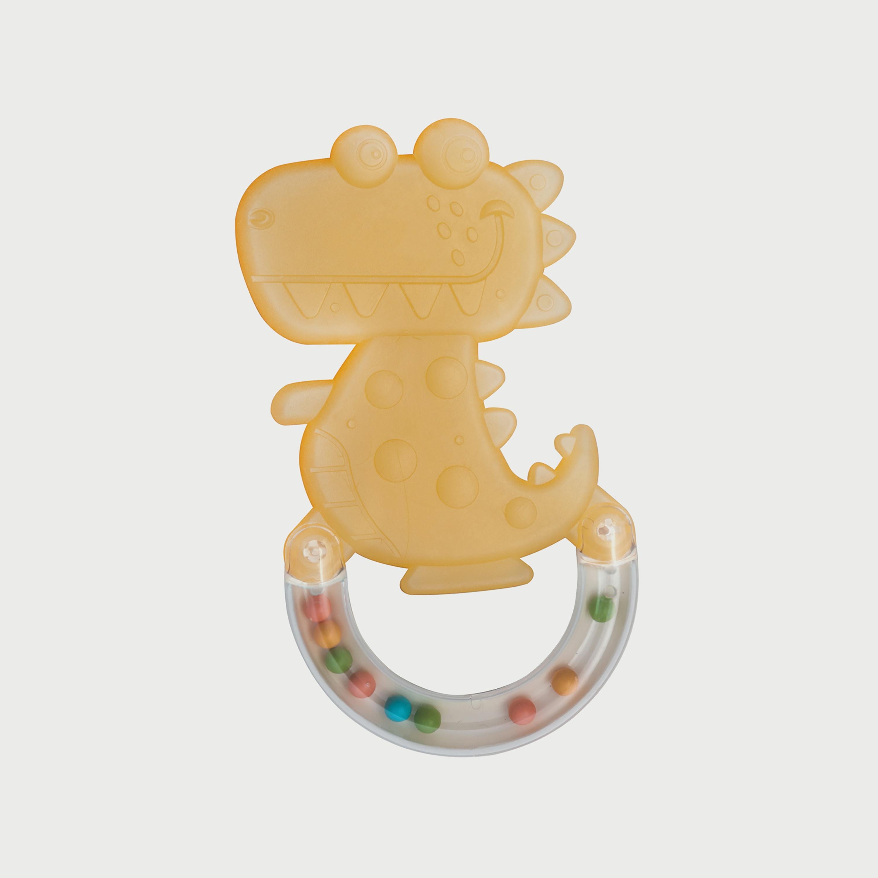 عضاضة و خشخيشة من موون, داينو-toys-babyandtoddlertoys-rattlesandteethers-image-1