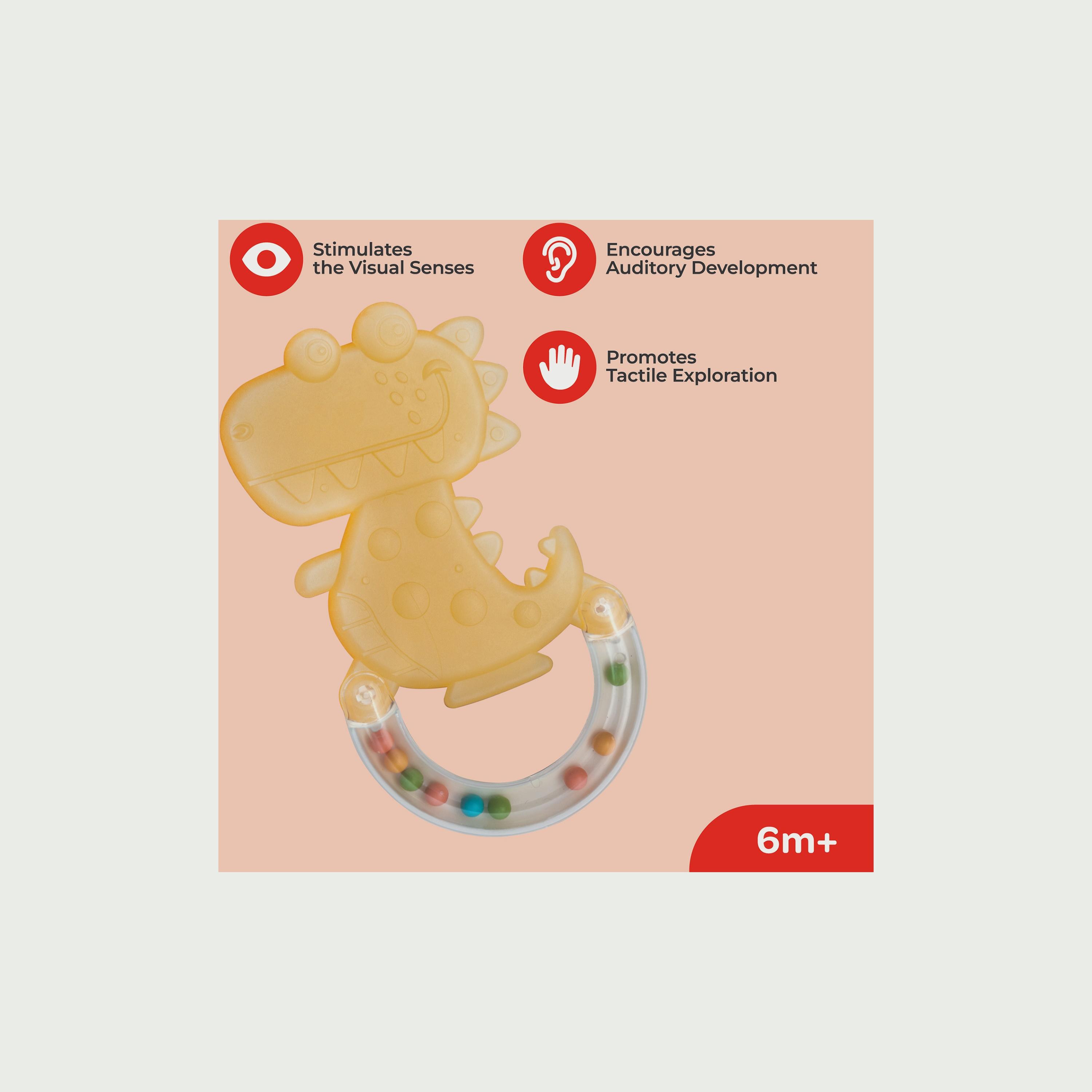 عضاضة و خشخيشة من موون, داينو-toys-babyandtoddlertoys-rattlesandteethers-image-3