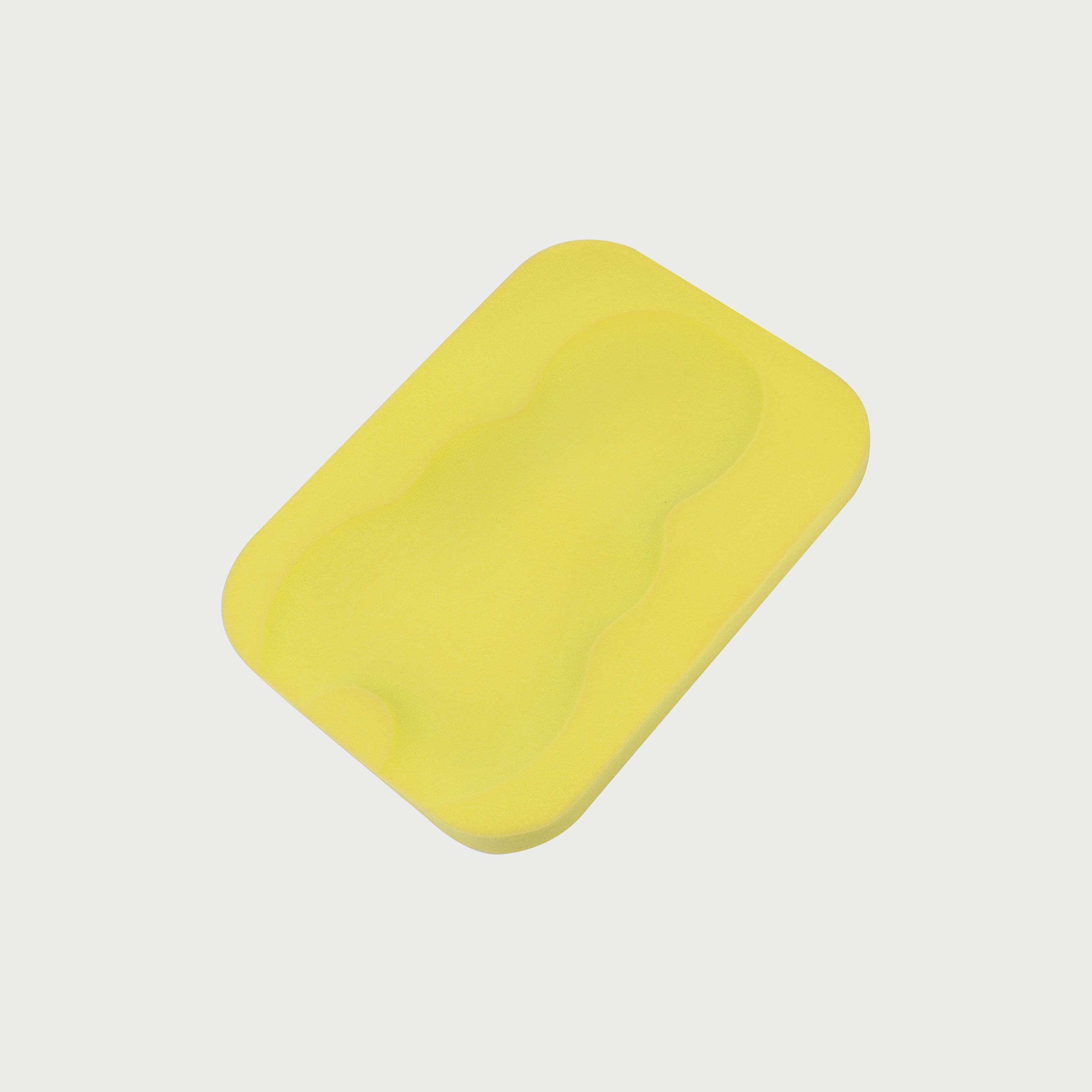 Moon Sponge Baby Bath Holder, Yellow-baby-bathandcare-bathtubs-image-1
