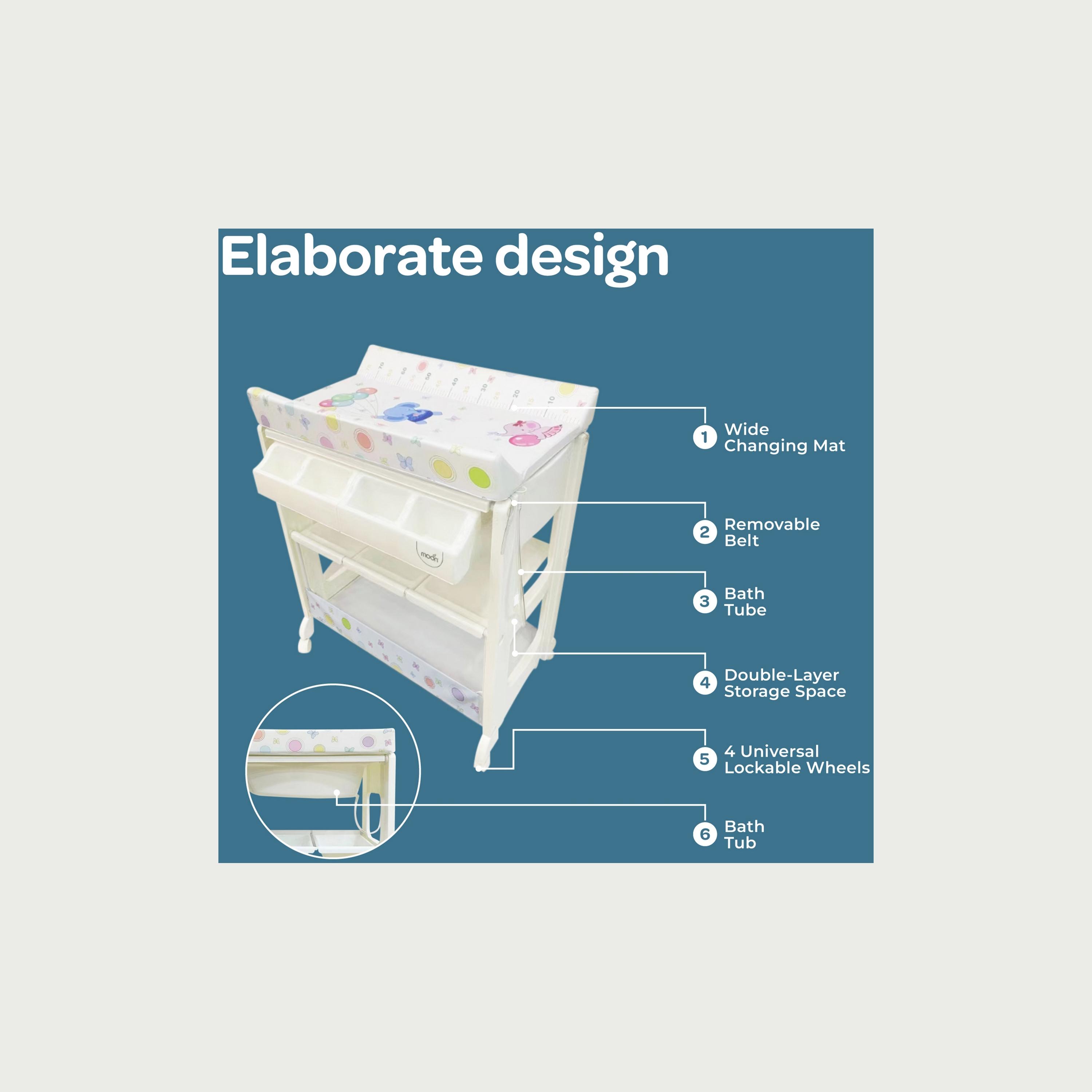 وحدة تغيير من موون، أفيال صغيرة مع بالونات-baby-bathandcare-changingtables-image-4
