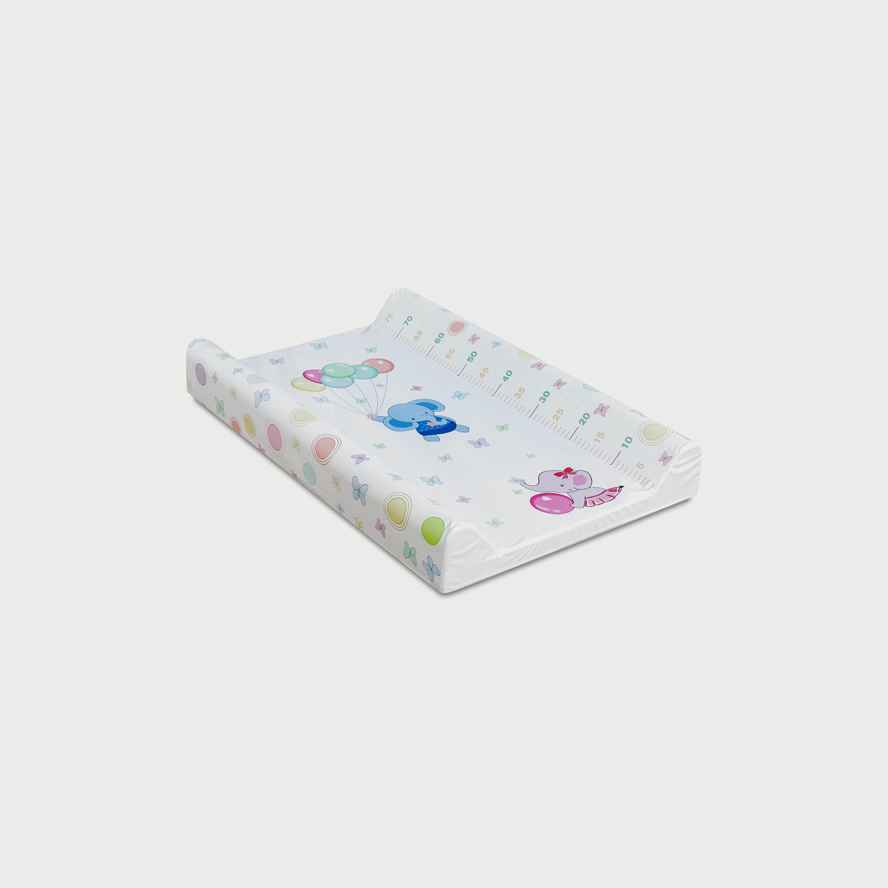 Moon Baby Elephants with Balloons Print Changing Mat, 80 x 50 x 10 cm-baby-diapering-changingmats-image-1