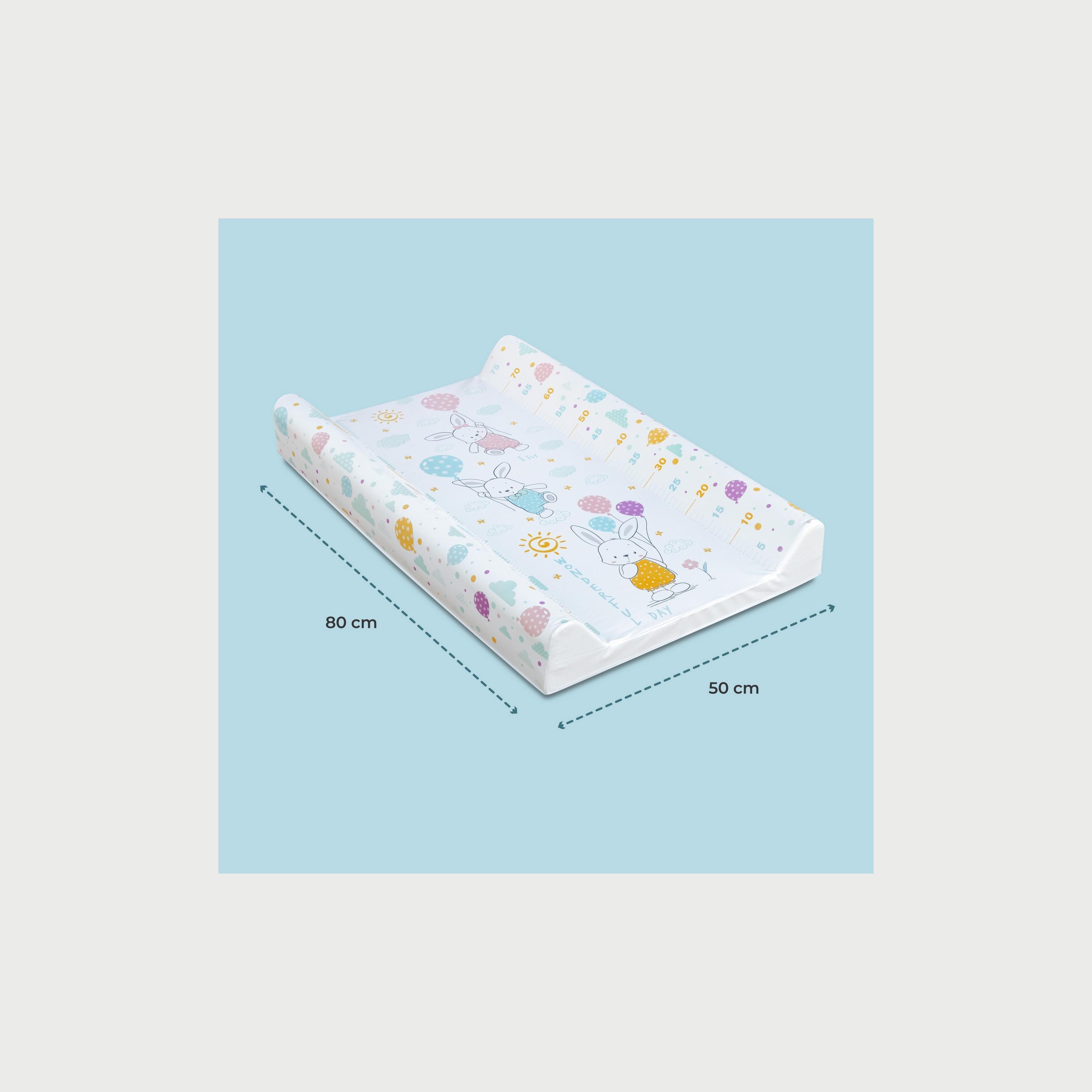 Moon Fling Rabbits Print Changing Mat, 80 x 50 x 10 cm-baby-diapering-changingmats-image-4