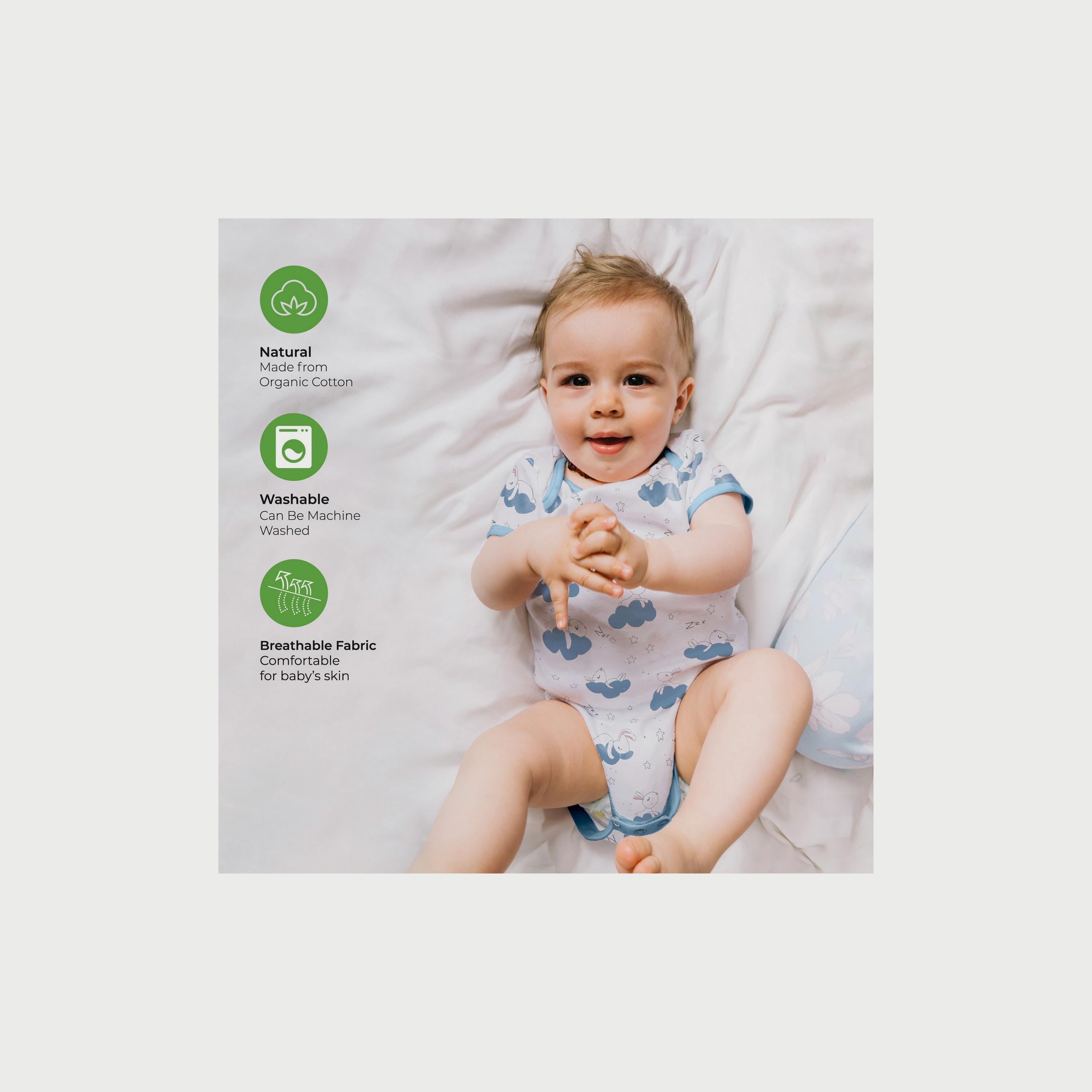 Moon Baby 5-Piece Bodysuit, 3-6M, Blue-baby-boys-clothing-bodysuits-image-4