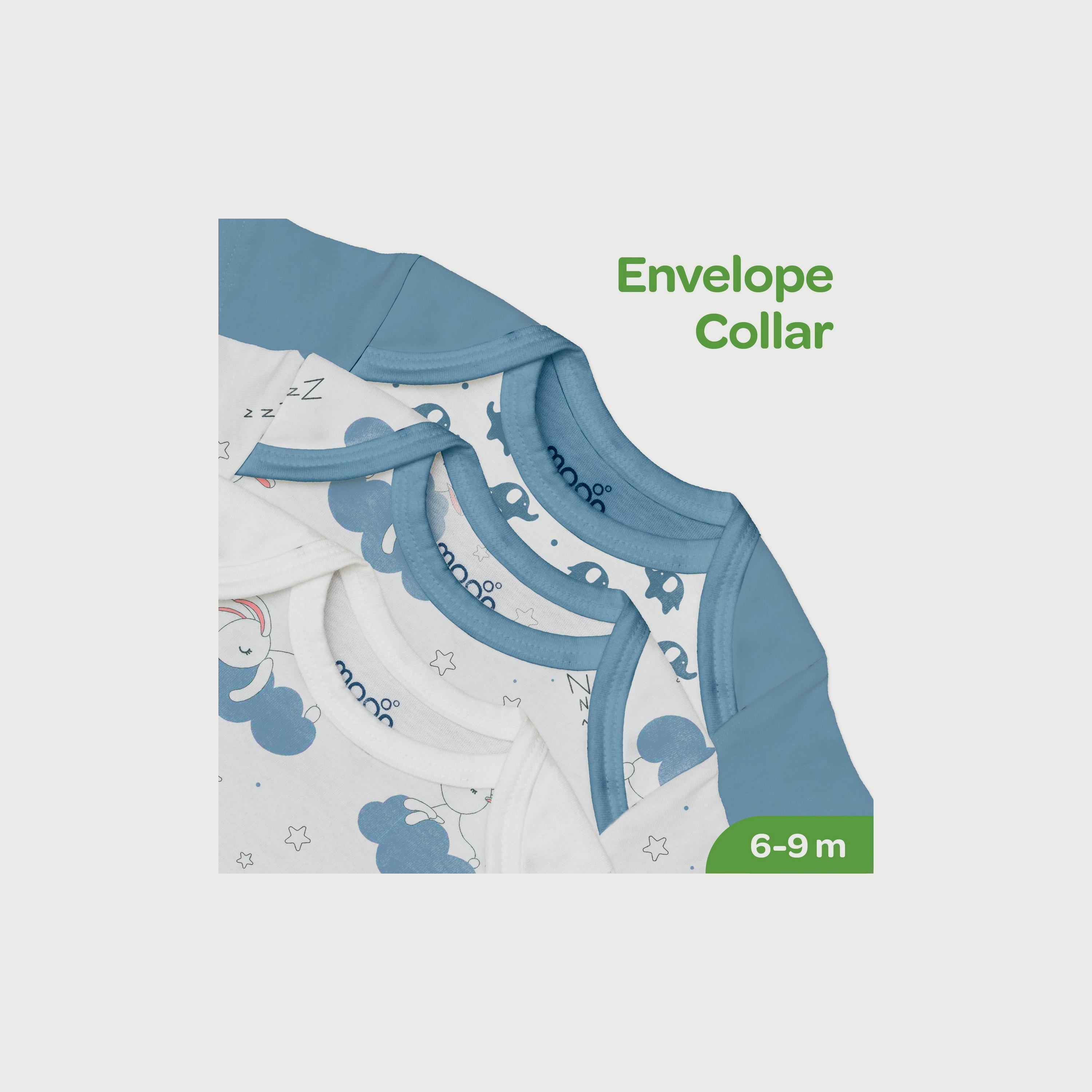 Moon Baby 5-Piece Bodysuit, 3-6M, Blue-baby-boys-clothing-bodysuits-image-2