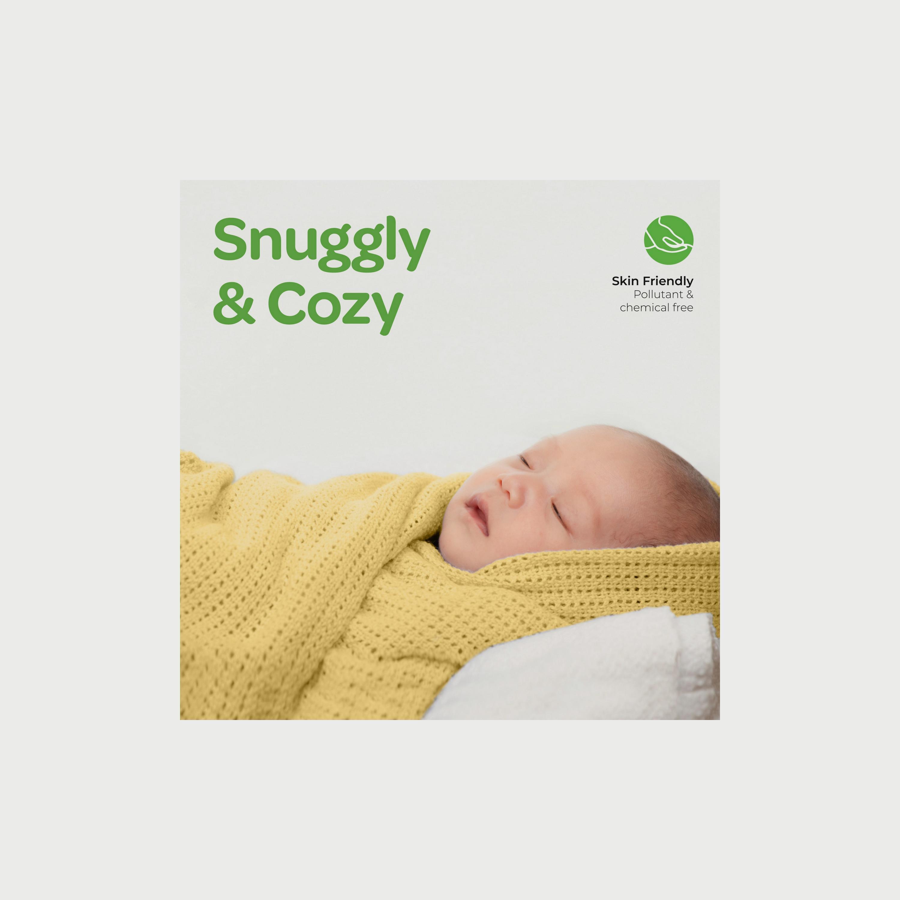 Moon Organic Cellular Blanket, 75 x 100 cm-baby-nursery-blanketsandswaddles-blanketsandquilts-image-4