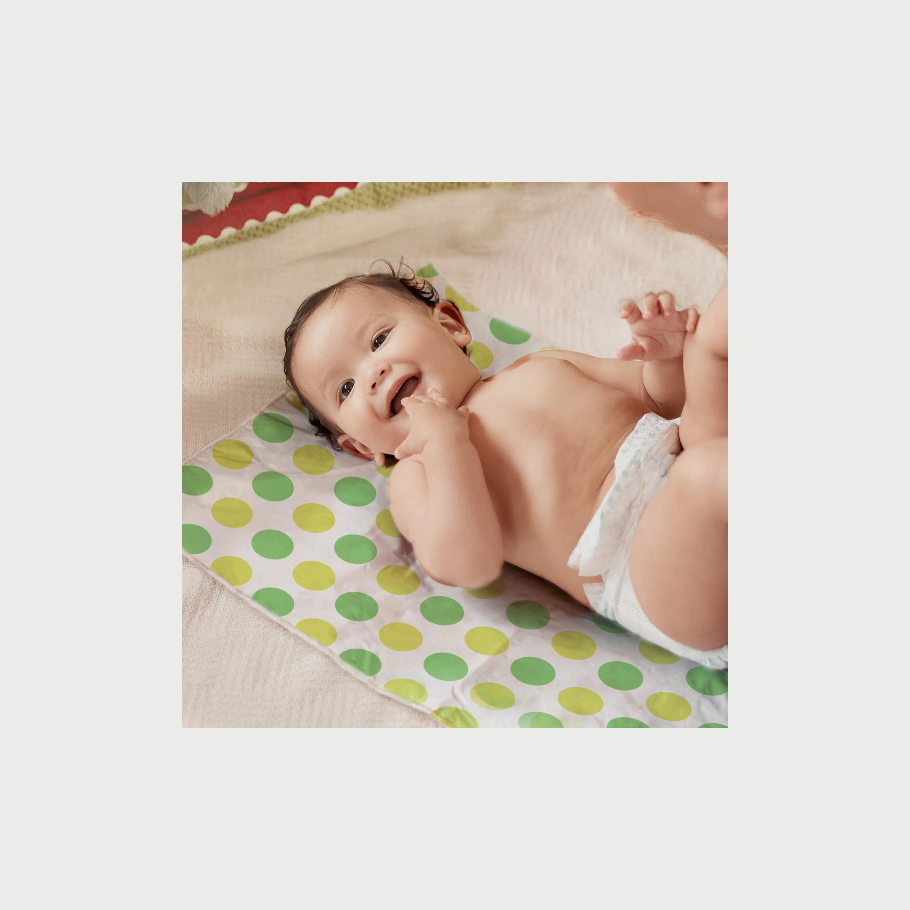سجادة تغيير للأستخدام مرة واحدة 10 قطع من موون، 46* 68 سم-baby-diapering-changingmats-image-2