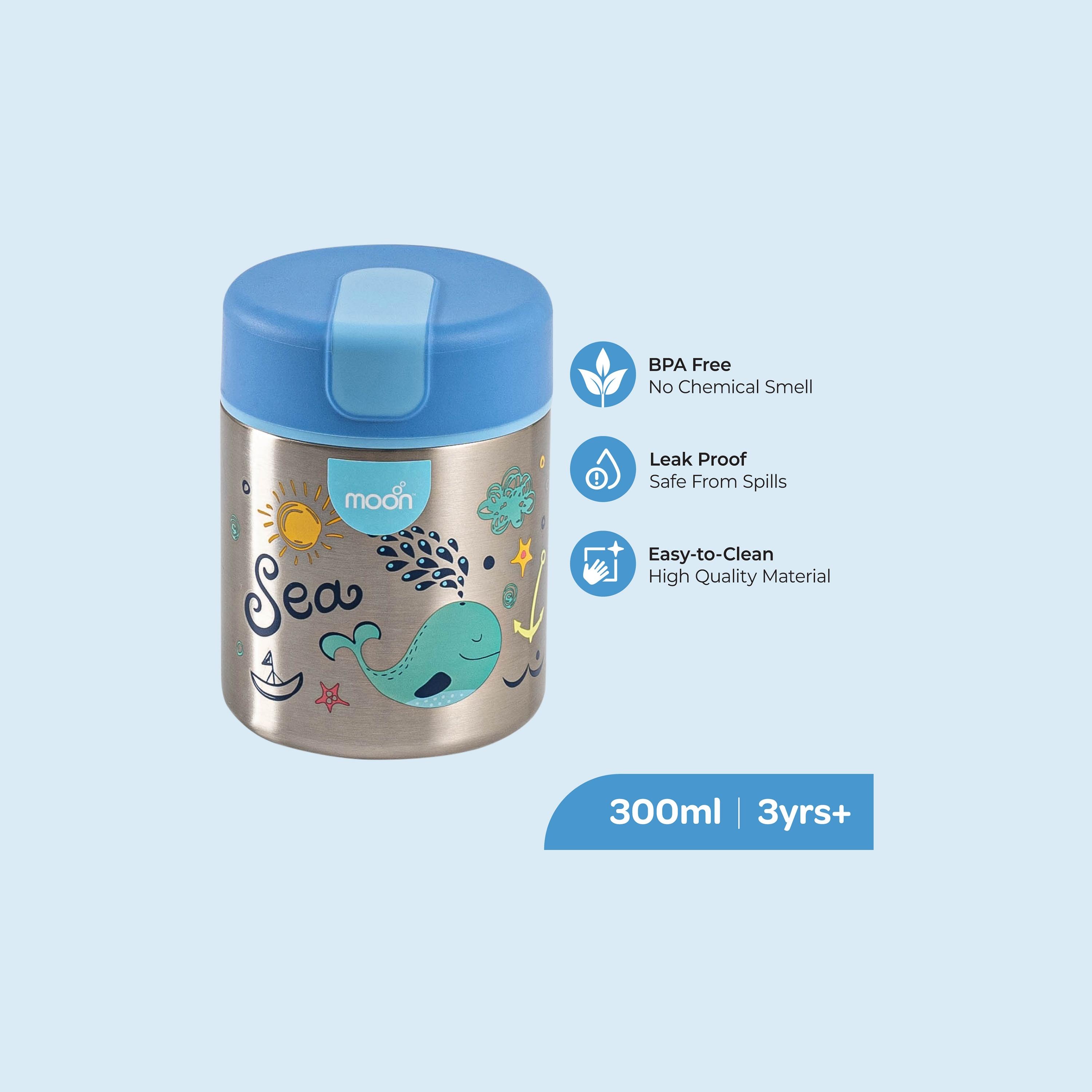 برطمان طعام بجدار مزدوج اس اس من موون، 300 مل، أزرق-baby-feeding-mealtimeessentials-image-2
