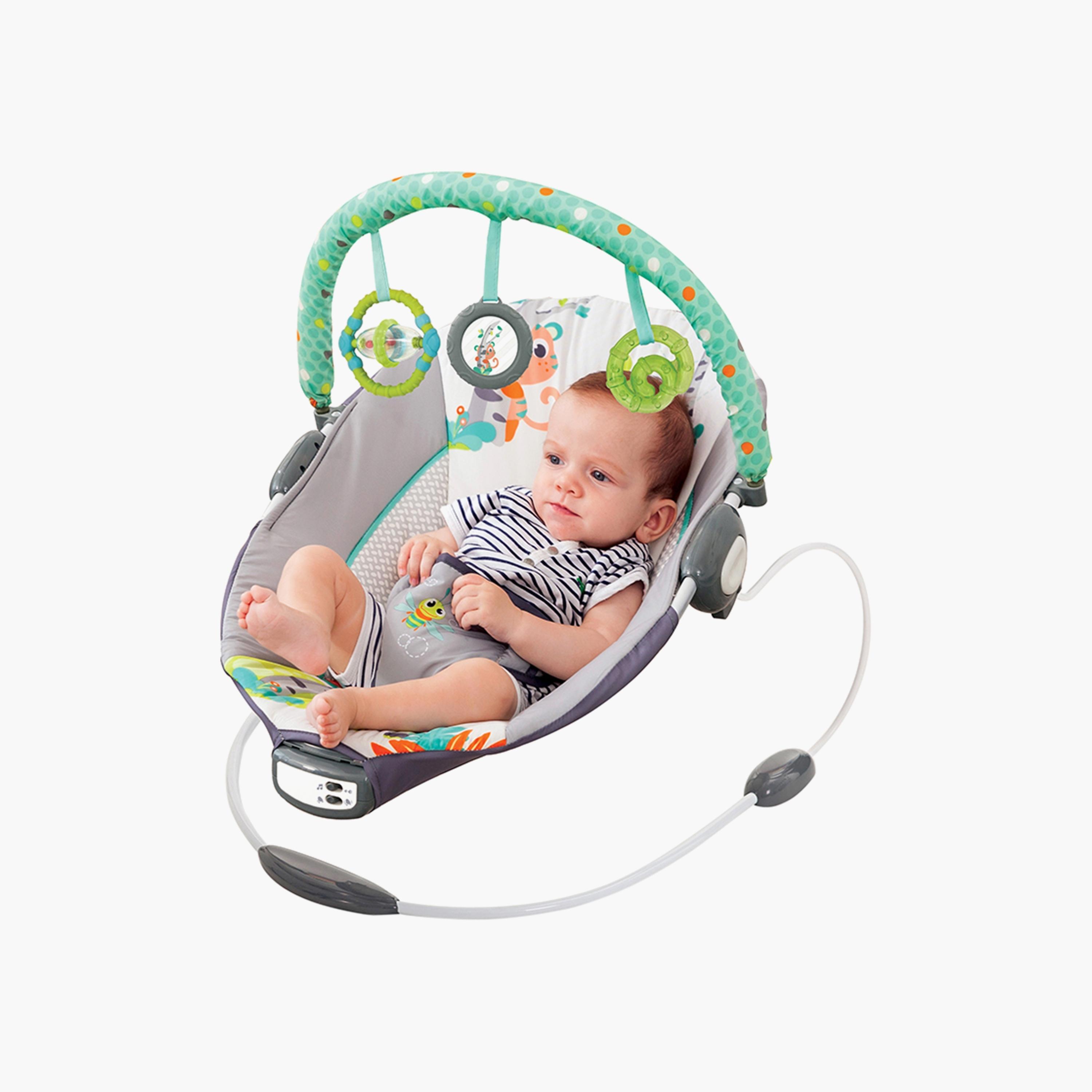 Mastela Baby Newborn to Toddler Bouncer, Grey-baby-infantactivity-bouncers-image-3