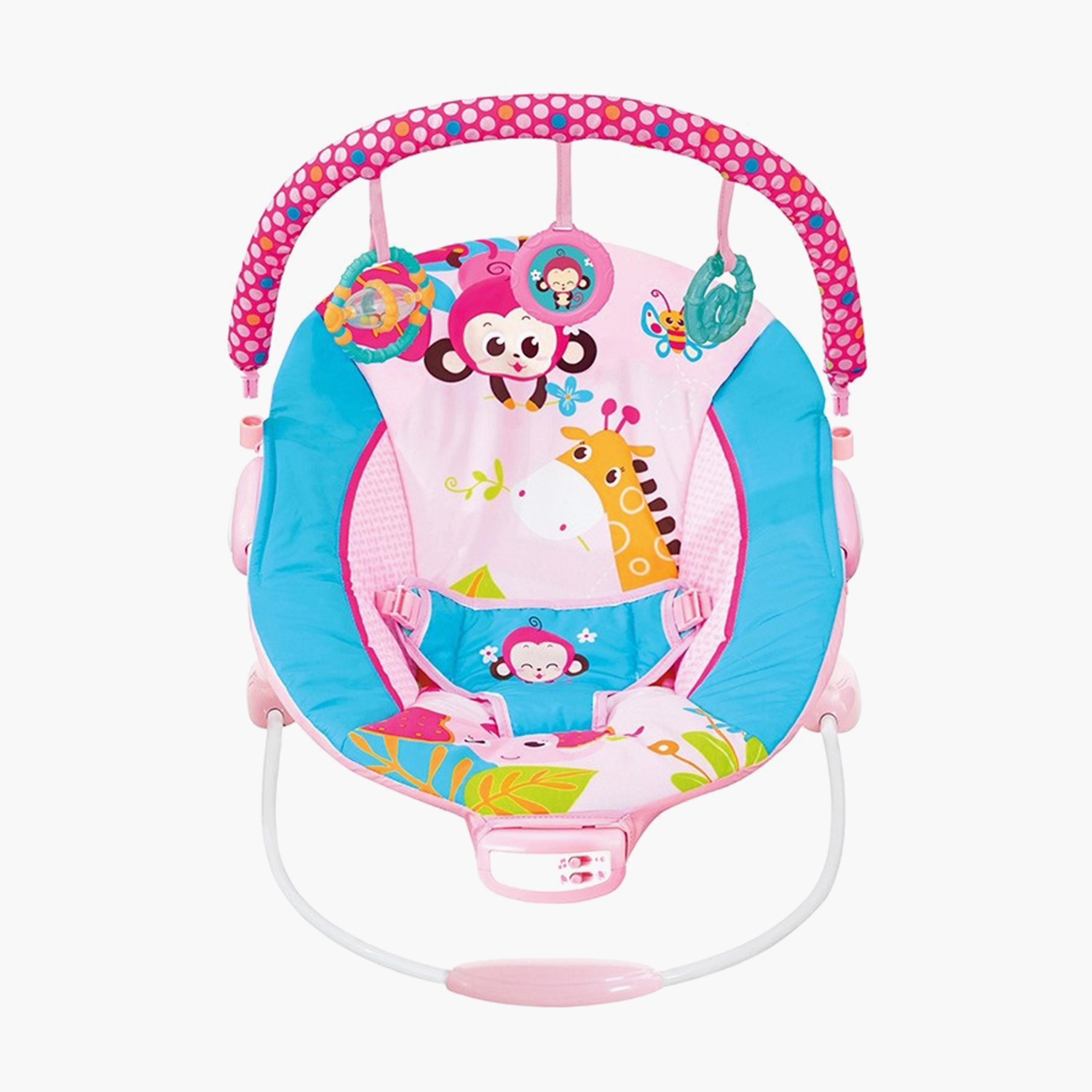 Mastela Baby Newborn to Toddler Bouncer, Pink-baby-infantactivity-bouncers-image-1