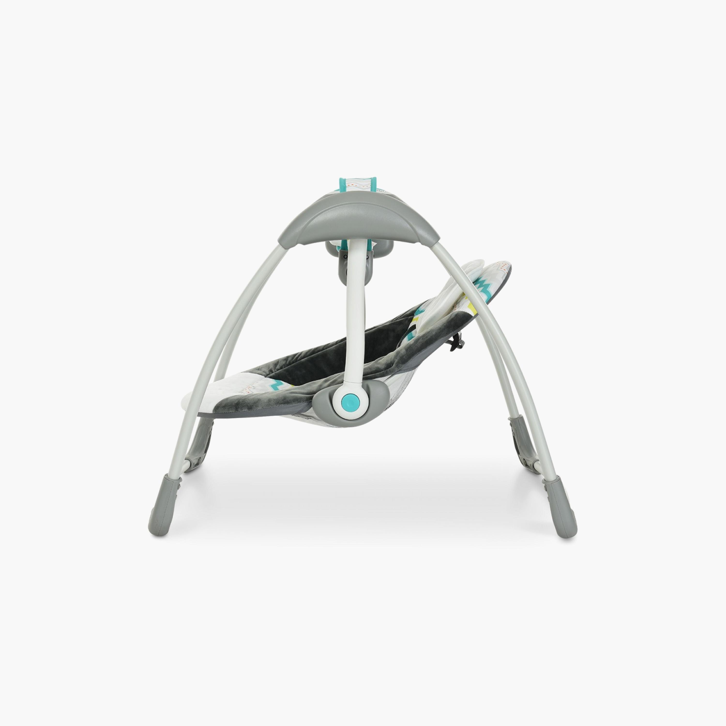 كرسي متأرجح للأطفال حديثي الولادة من ماستيلا، أخضر-baby-infantactivity-swings-image-2