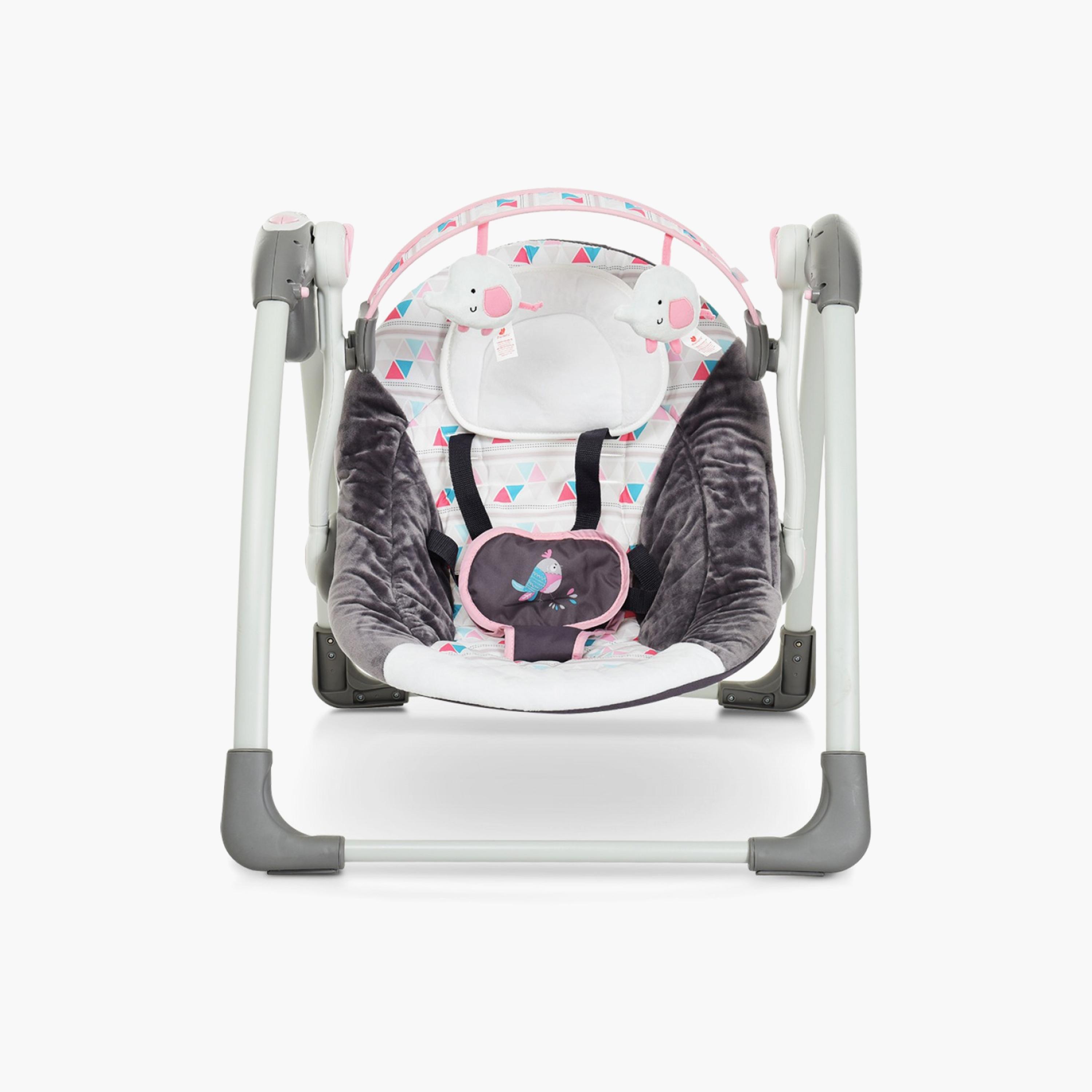 كرسي متأرجح للأطفال حديثي الولادة من ماستيلا، وردي-baby-infantactivity-swings-image-1
