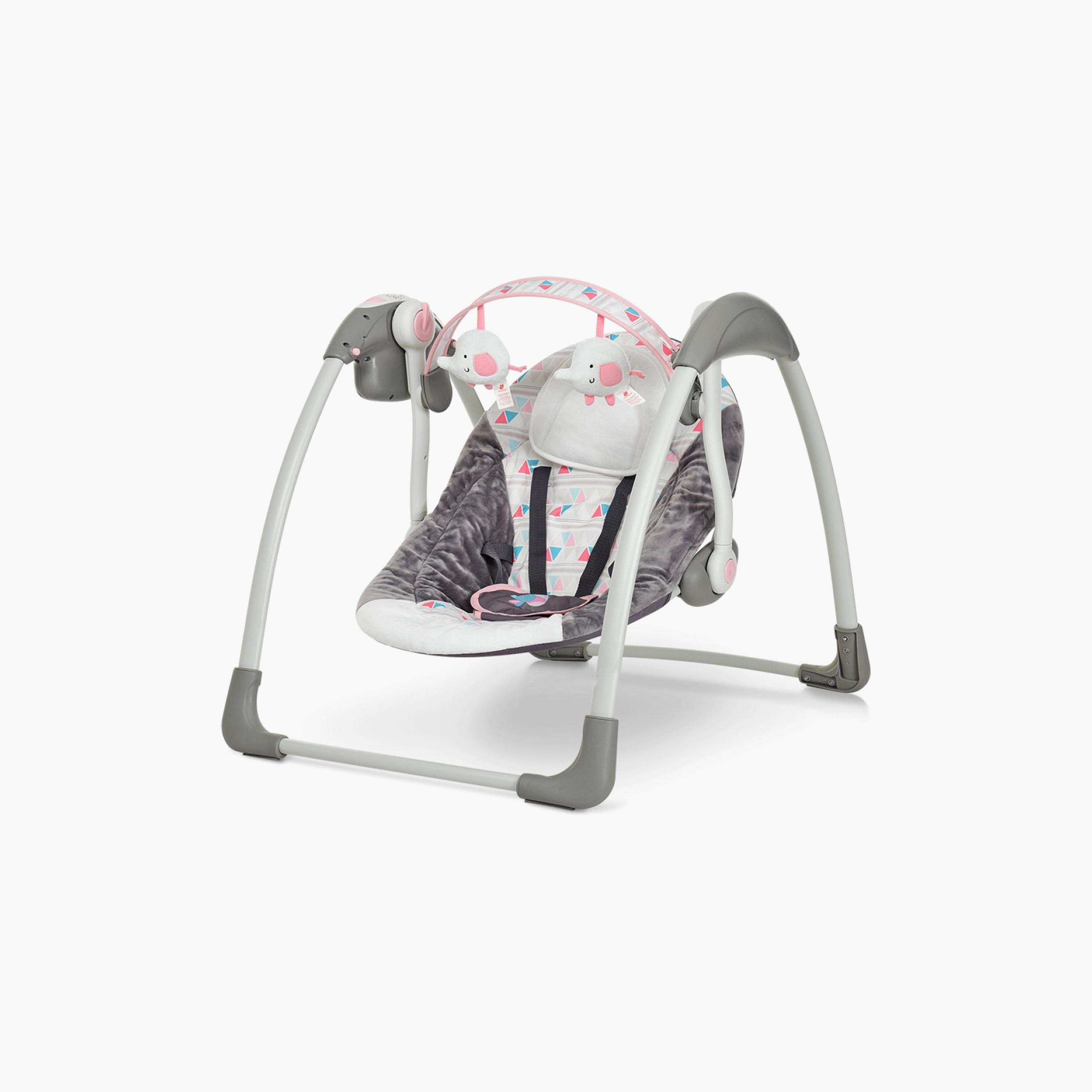 كرسي متأرجح للأطفال حديثي الولادة من ماستيلا، وردي-baby-infantactivity-swings-image-3