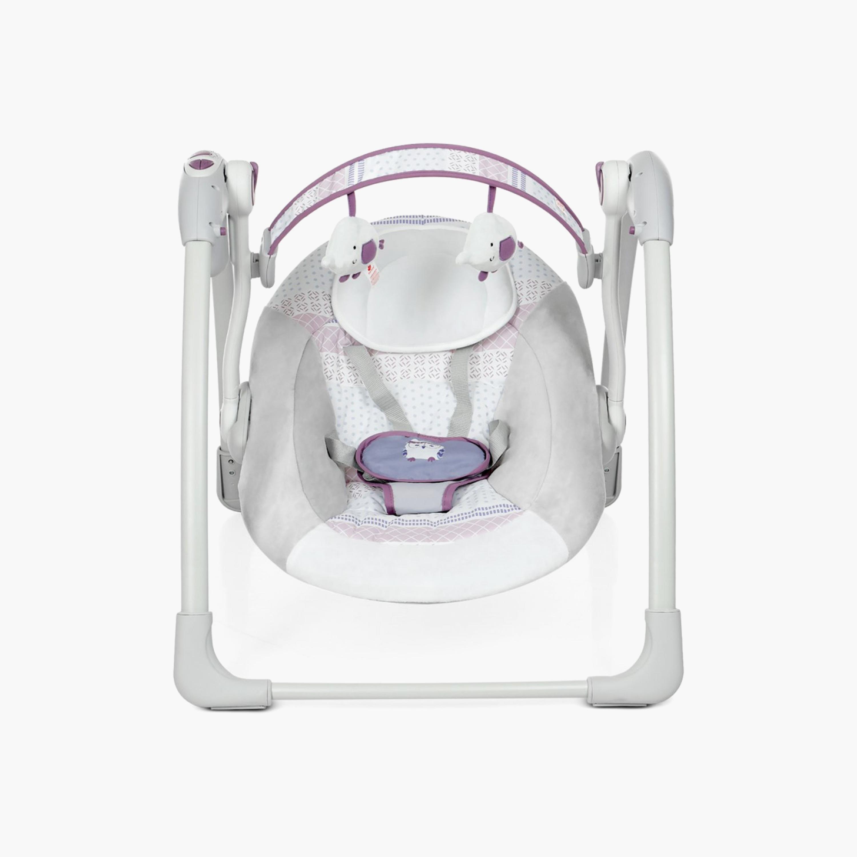 كرسي متأرجح للأطفال حديثي الولادة من ماستيلا، رمادي-baby-infantactivity-swings-image-1