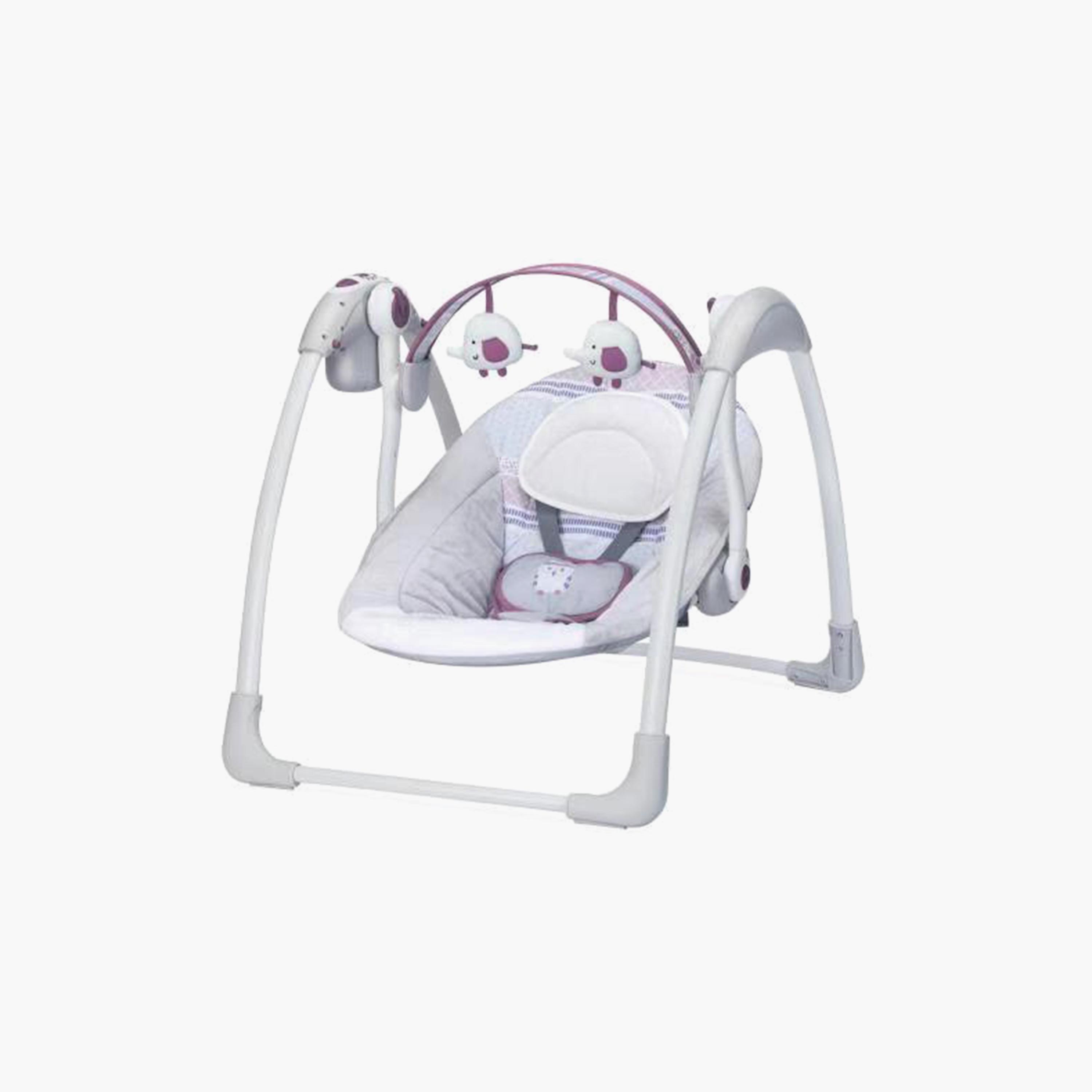 كرسي متأرجح للأطفال حديثي الولادة من ماستيلا، رمادي-baby-infantactivity-swings-image-5